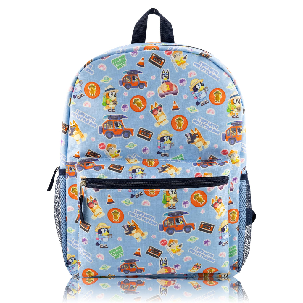 Fast Forward Hello Kitty, Bluey, Stitch or Strawberry Shortcake Backpack for Kids | Classic Bookbag for Girls, Boys, Unisex