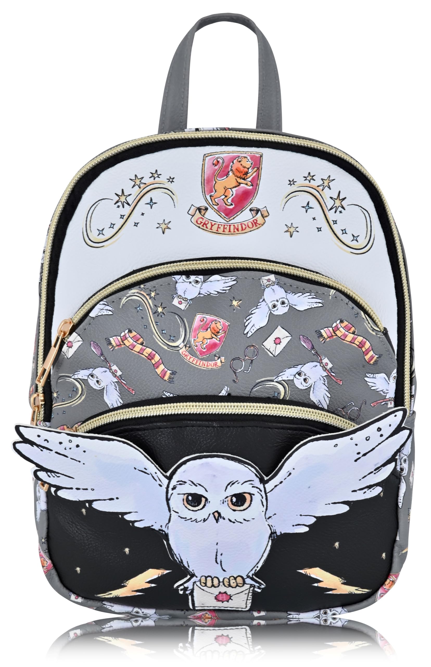 Fast Forward Harry Potter Backpack for Men, Women, Unisex | Cute PU Leather 10" Mini Backpack Purse