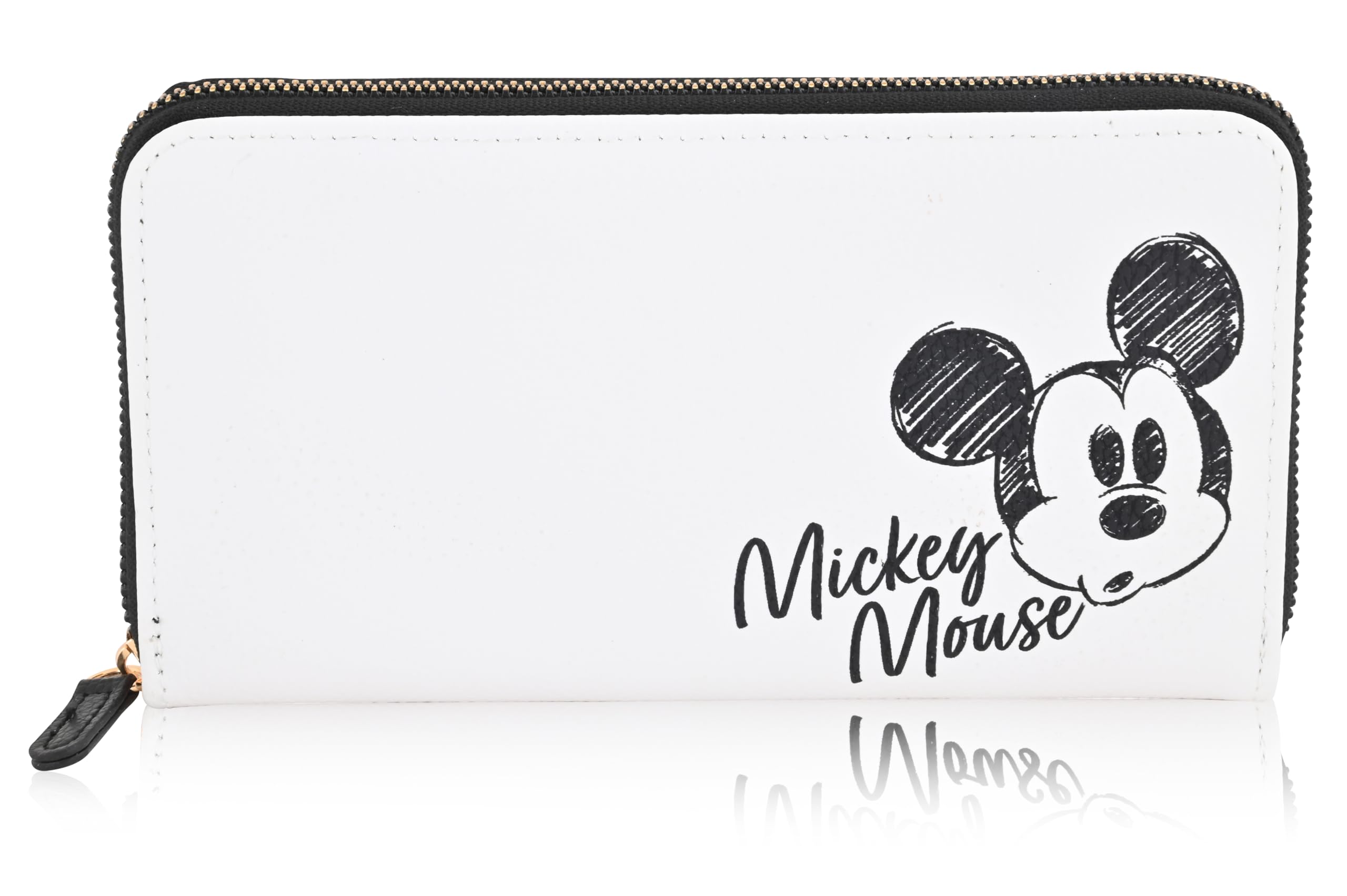 Disney Minnie Mouse Wallet Women - PU Leather Wristlet Wallets for Women - Mickey Mouse Minnie Mouse Wristlet Wallet