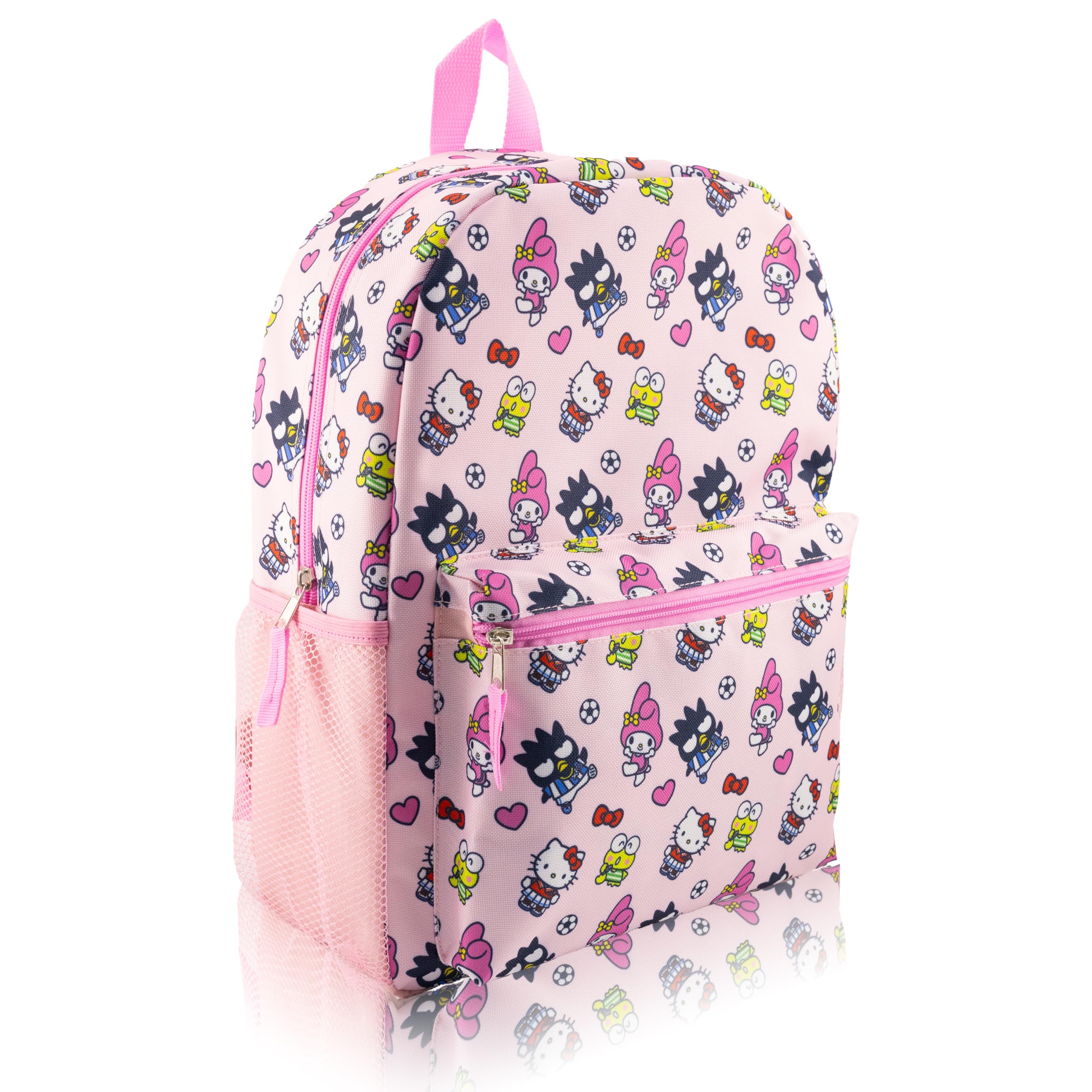 Fast Forward Hello Kitty, Bluey, Stitch or Strawberry Shortcake Backpack for Kids | Classic Bookbag for Girls, Boys, Unisex