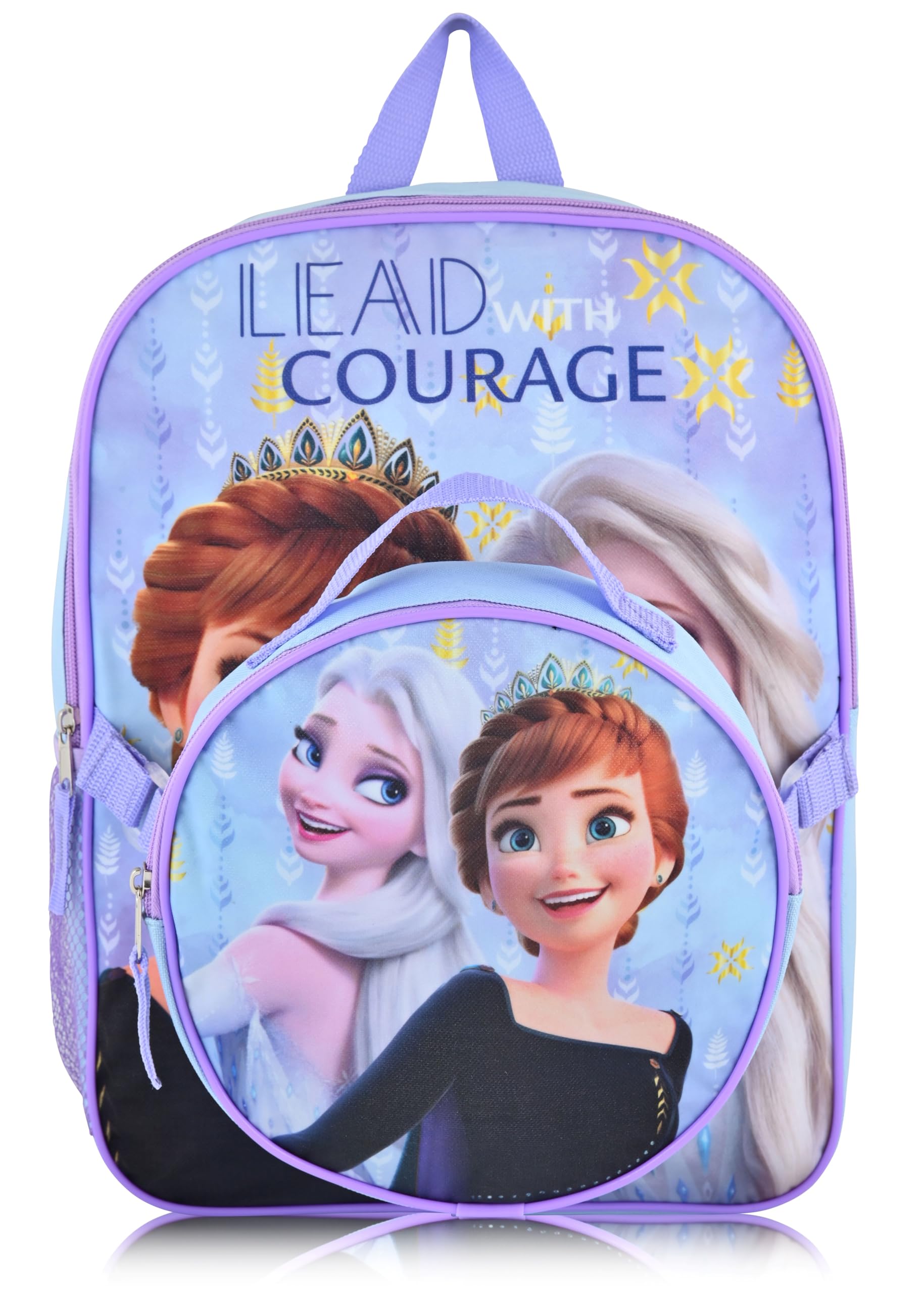 Disney Backpack for School and Lunch Box for Kids | Kids Knapsack and Insulated Lunch Bag Lunch Box for Girls, Boys, Toddlers
