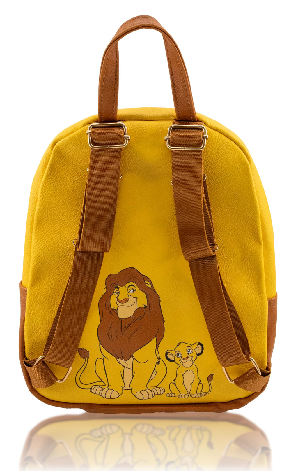 Disney Lion King Backpack for Women, Men, Boys, Girls, Unisex | Cute PU Leather 10" Simba Mini Backpack Purse Shoulder Purse | Lion King Bag and Lion King Accessories