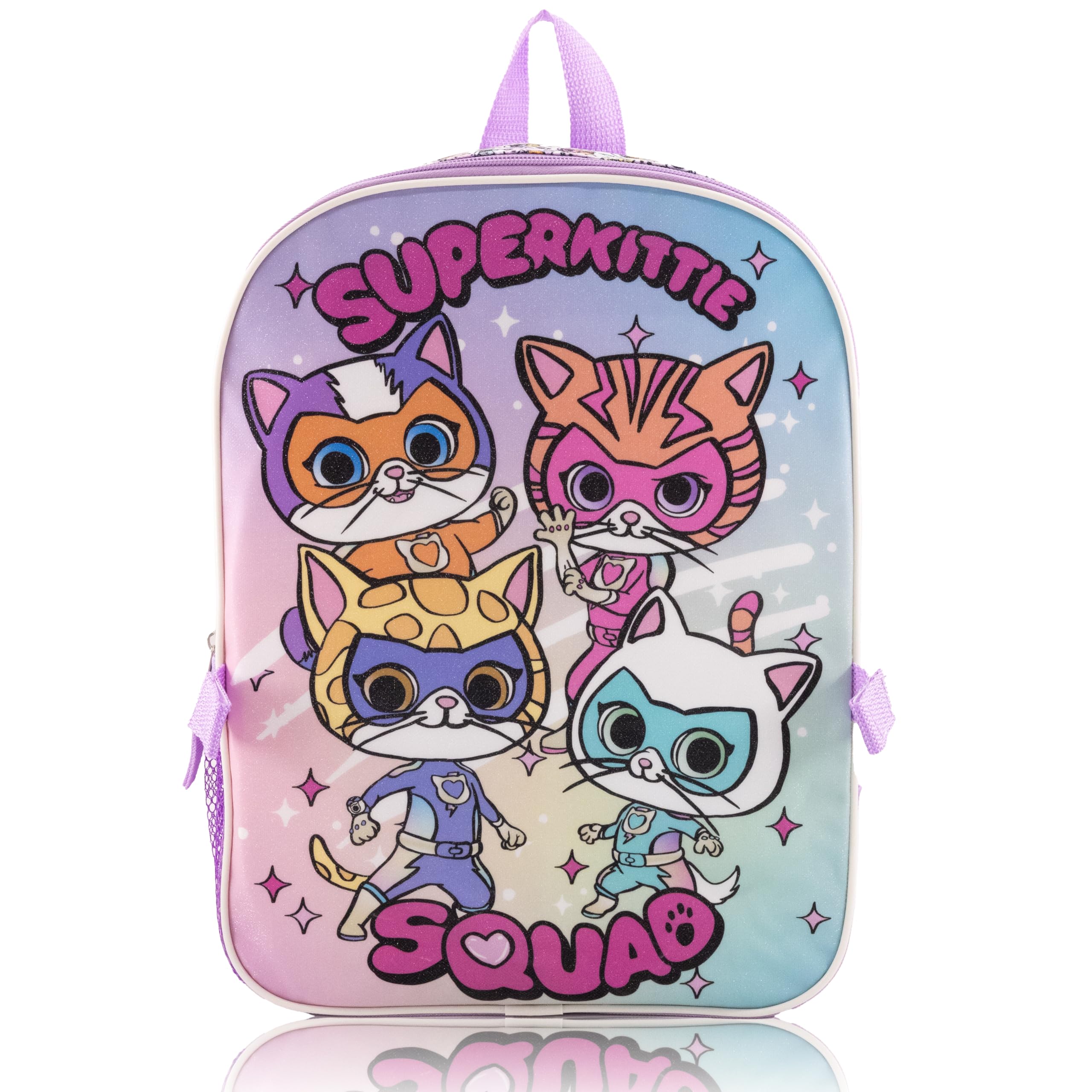 Fast Forward 14" Licensed Kids Backpack with Lunch Box for Kids | Insulated Lunch Bag for Boys, Girls, Toddlers