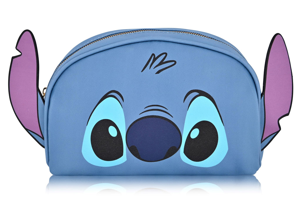 Hello Kitty, Stitch or Minnie Mouse Makeup Bag for Women | Minnie Mouse PU Leather Travel Toiletry Bag for Women