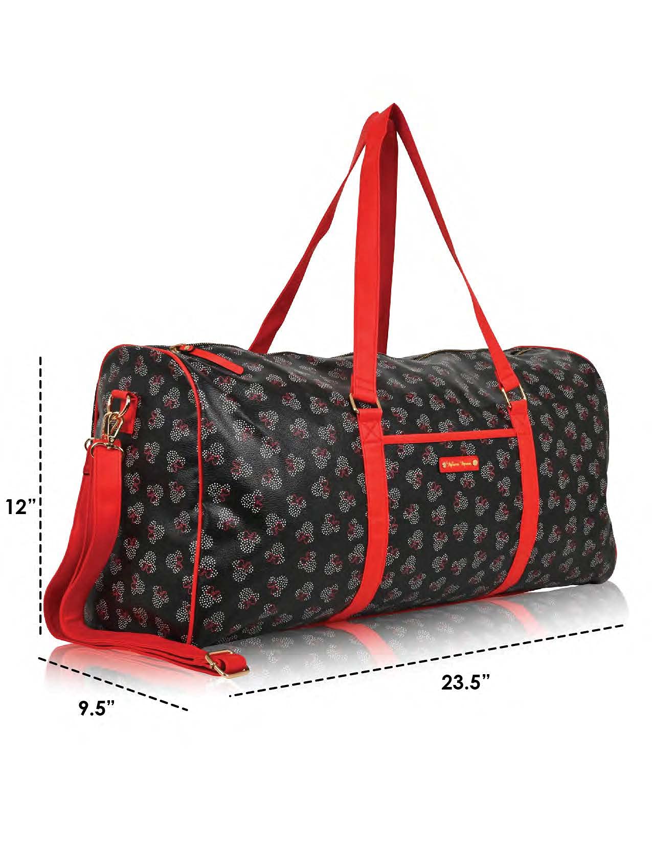Mickey Mouse Overnight Duffle Bag - Mickey & Minnie Mouse Classic Premium Overnight Duffle Bag