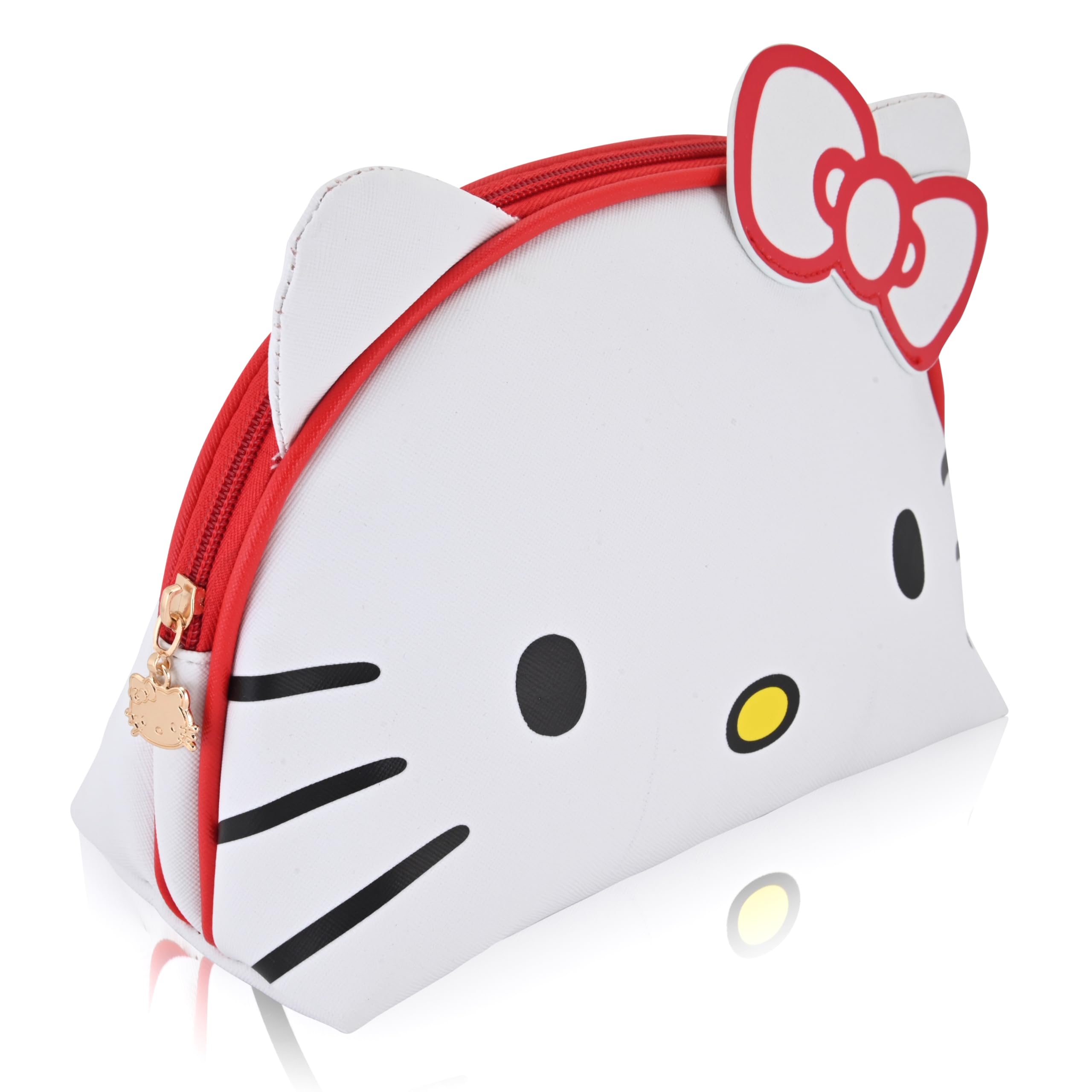 Hello Kitty, Stitch or Minnie Mouse Makeup Bag for Women | Minnie Mouse PU Leather Travel Toiletry Bag for Women