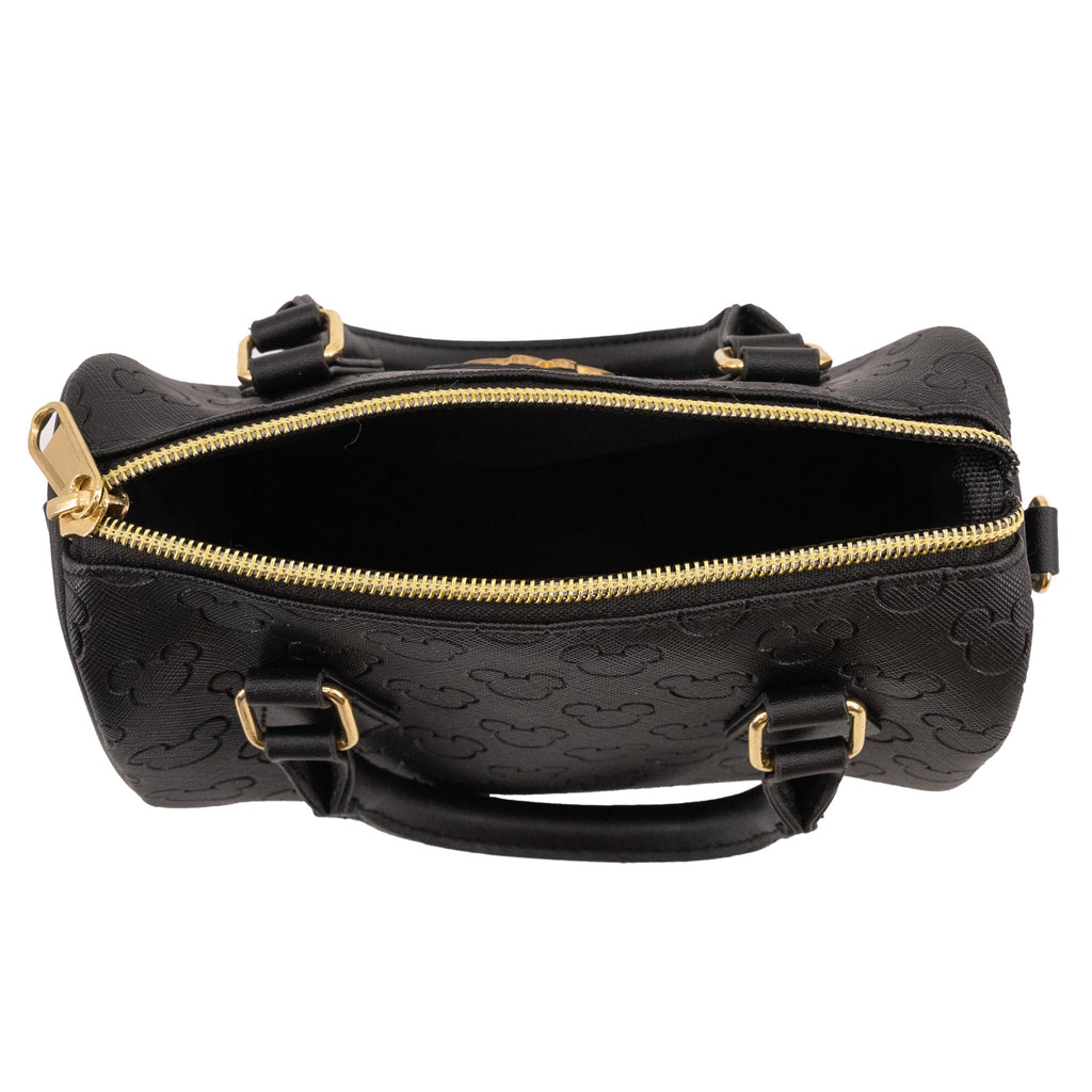 Disney Minnie Mouse Mini Purse Crossbody Handbag for Women | Leather Women's Shoulder Handbag Satchel with Embossed Print | Minnie Mouse Accessories for Girls, Boys, Adults, Unisex