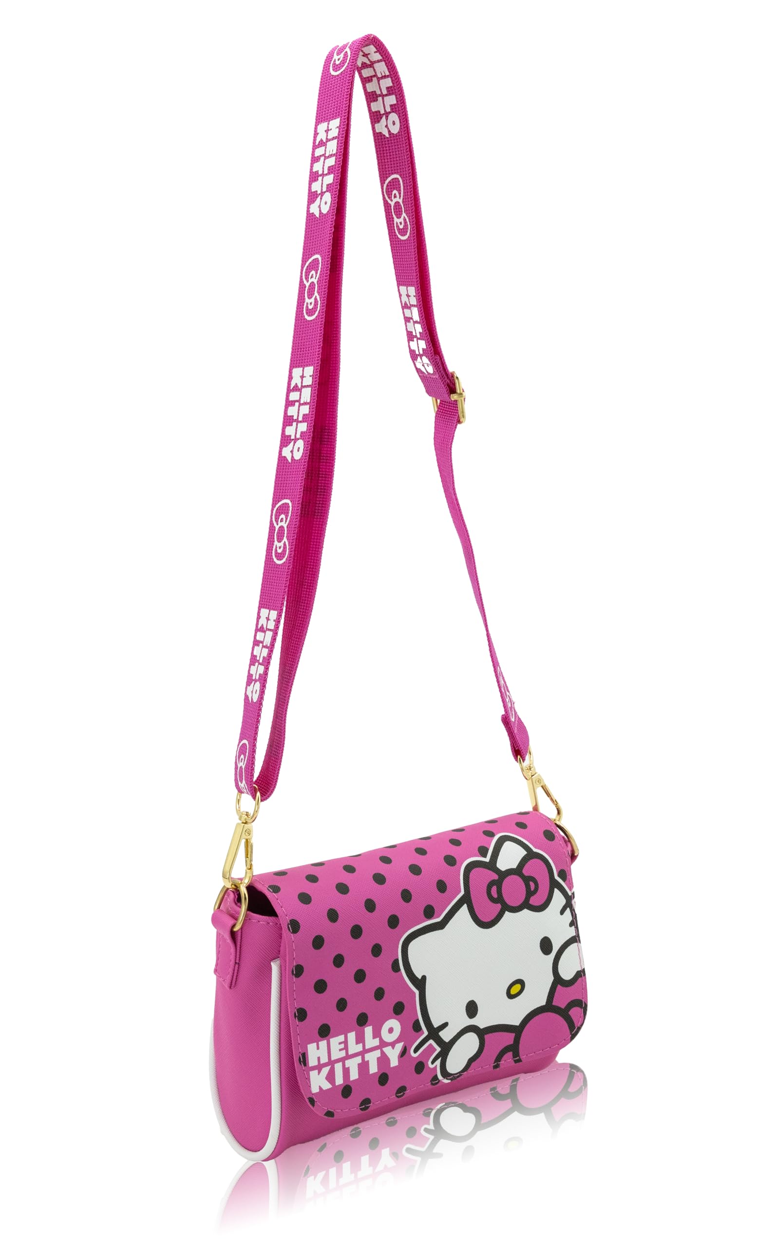 Fast Forward Stitch, Hello Kitty or Bluey Girls Purse | Small Crossbody Shoulder Bag with Adjustable Strap