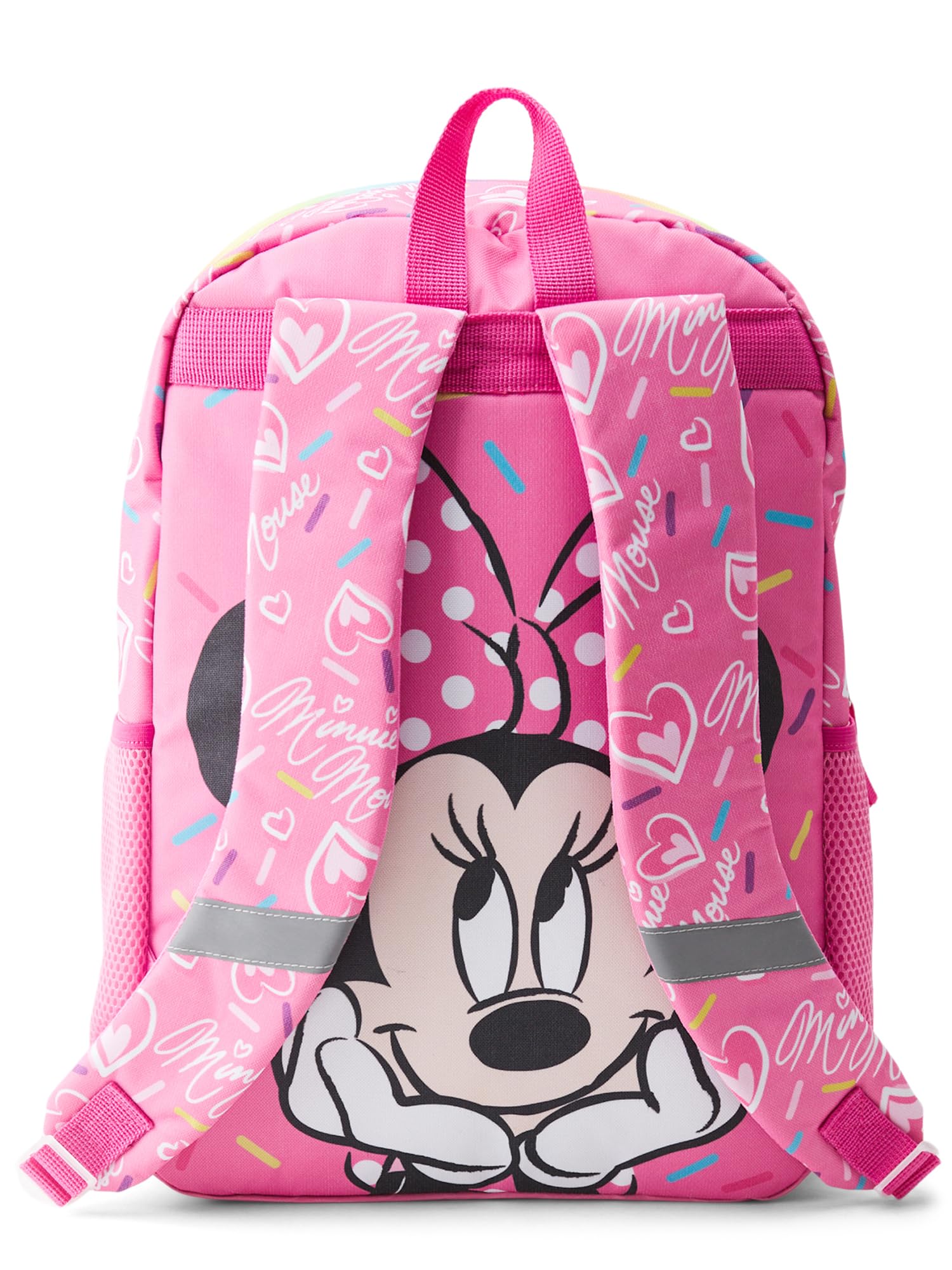 Disney Minnie Mouse or Frozen Backpack With Lunch Bag, Zip Case and ID Lanyard Set for Girls