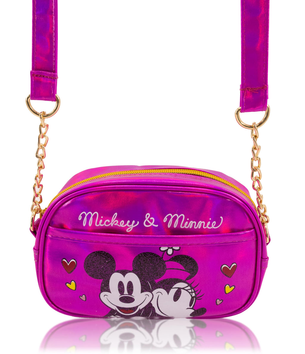 Disney Sanrio Bluey Purse Crossbody Handbag for Women | Metallic Vinyl Women's Shoulder Handbag