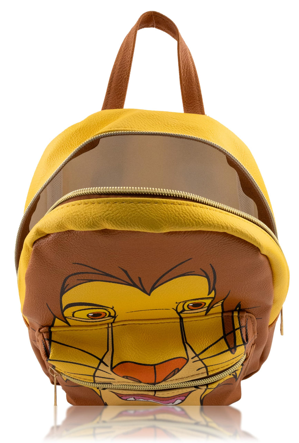 Disney Lion King Backpack for Women, Men, Boys, Girls, Unisex | Cute PU Leather 10" Simba Mini Backpack Purse Shoulder Purse | Lion King Bag and Lion King Accessories
