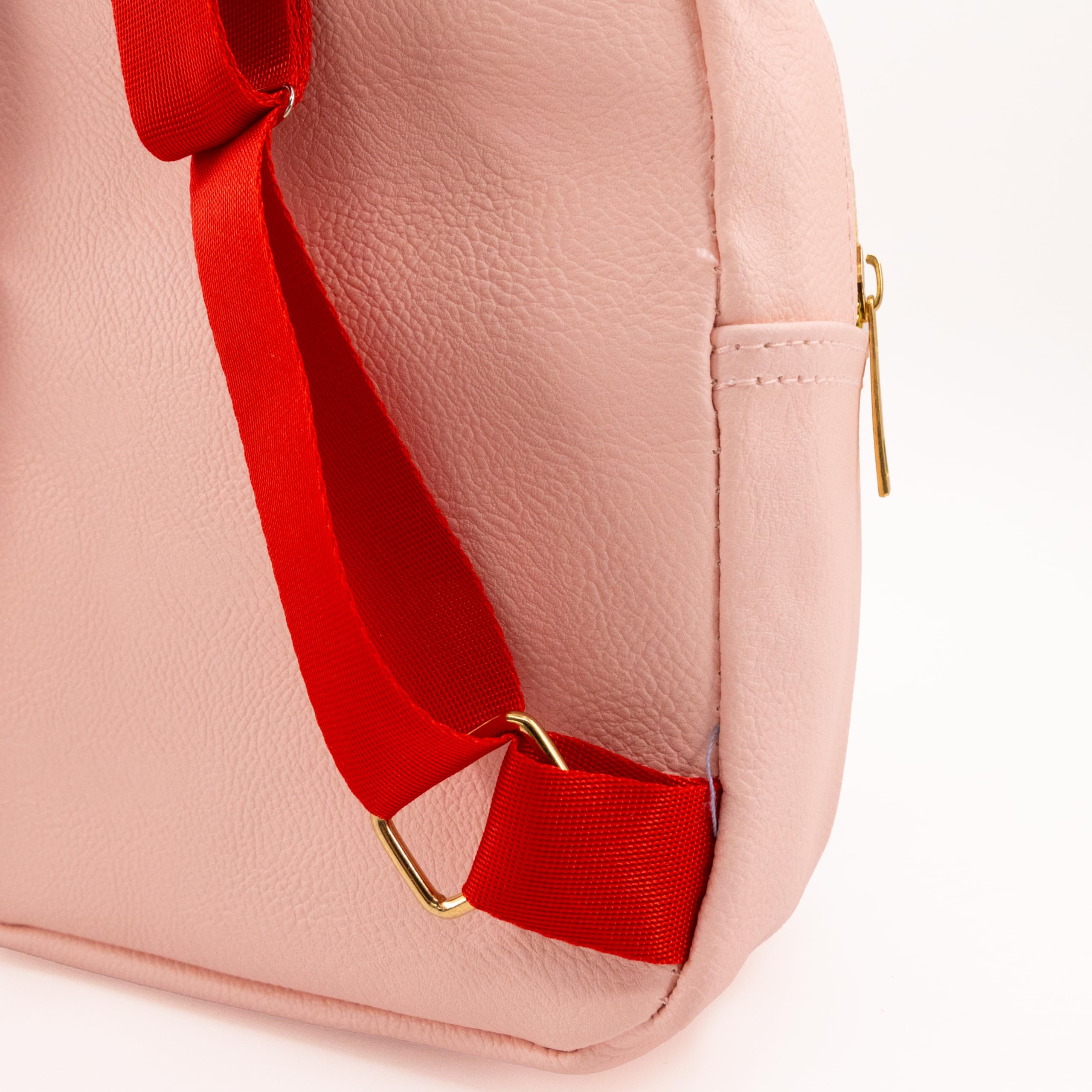 Fast Forward Strawberry Shortcake Backpack for Women, Men, Unisex | Cute PU Leather 10" Mini Backpack