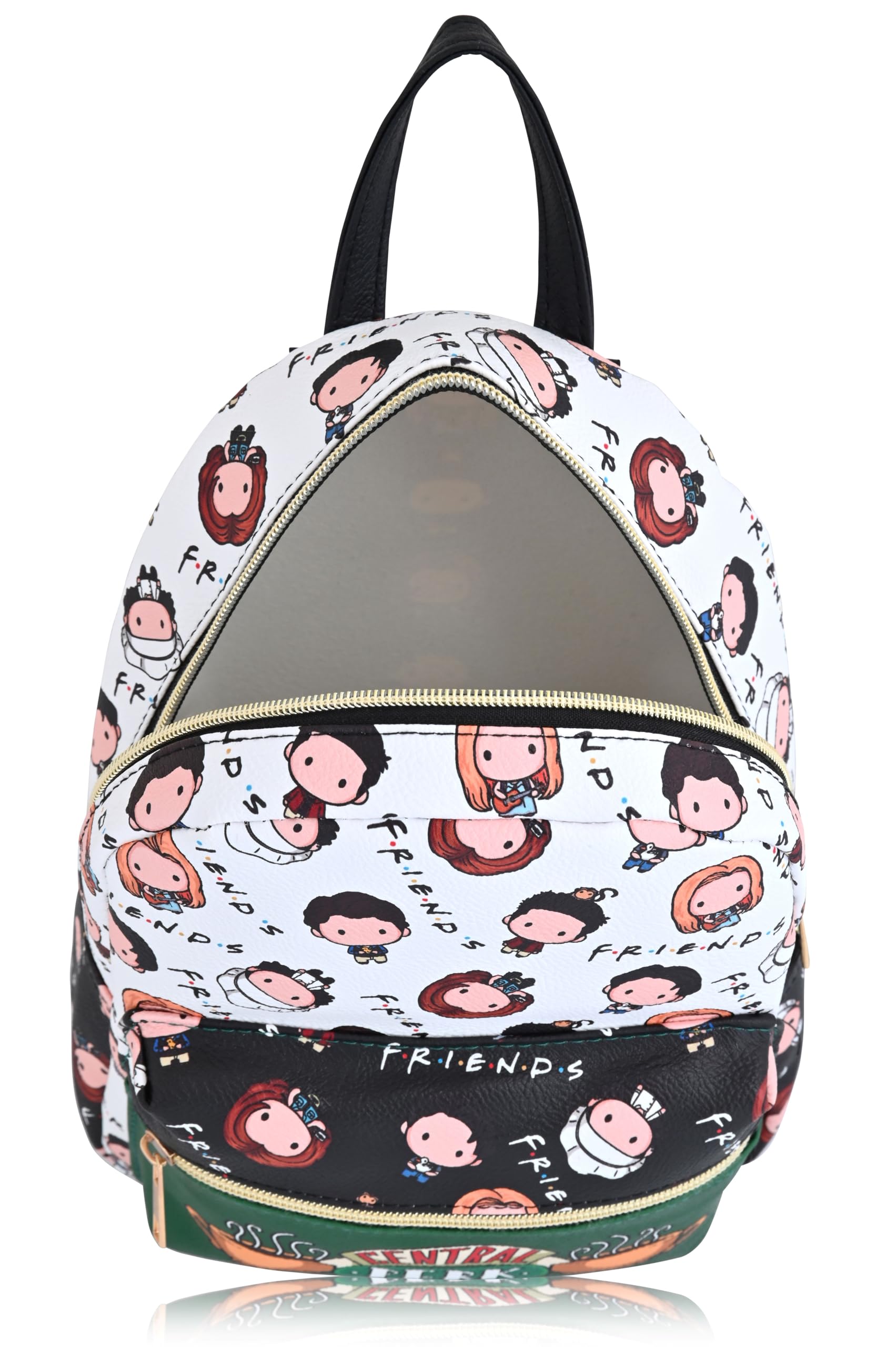 Fast Forward Friends Backpack for Women, Men, Unisex | Cute PU Leather 10" Mini Backpack Purse | Friends Bag & Accessories