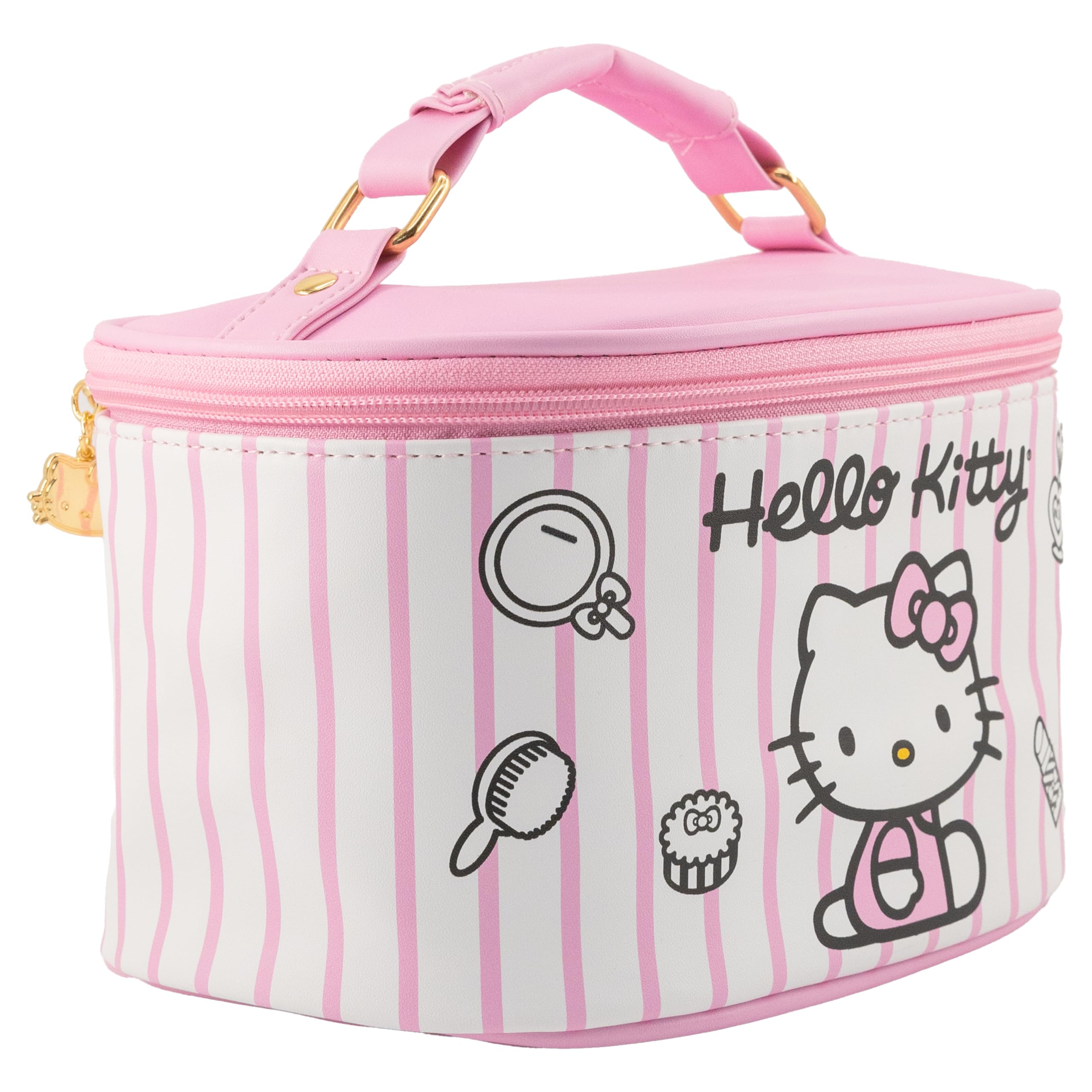 Fast Forward Stitch, Hello Kitty, Bluey or Strawberry Shortcake Makeup Organizer, Travel Toiletry Bag for Women, Makeup Travel Bag, Cosmetic Bag, Train Case