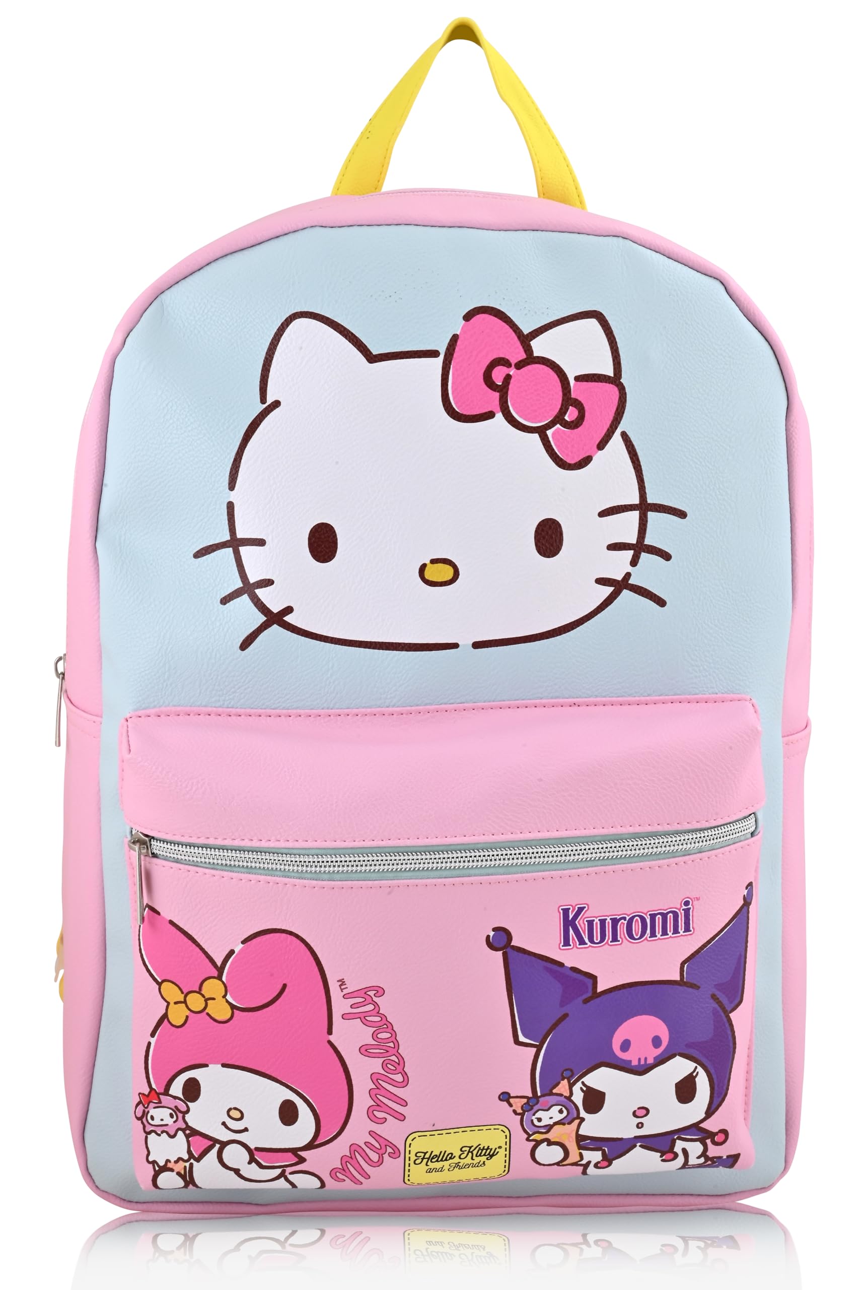 Hello Kitty, Stitch, Princess, Care Bears or Mickey Mouse Backpack for Women, Men, Unisex | Cute PU Leather Large Backpack