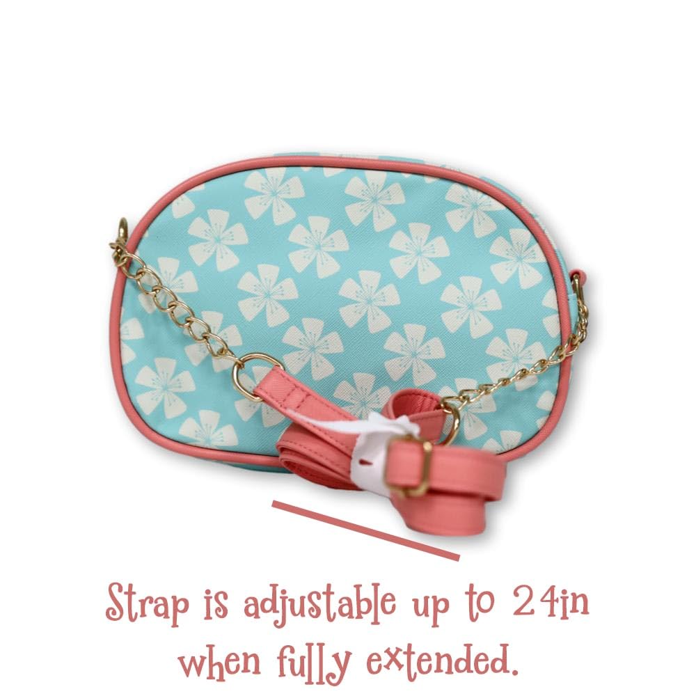 Disney Sanrio Bluey Purse Crossbody Handbag for Women | Metallic Vinyl Women's Shoulder Handbag