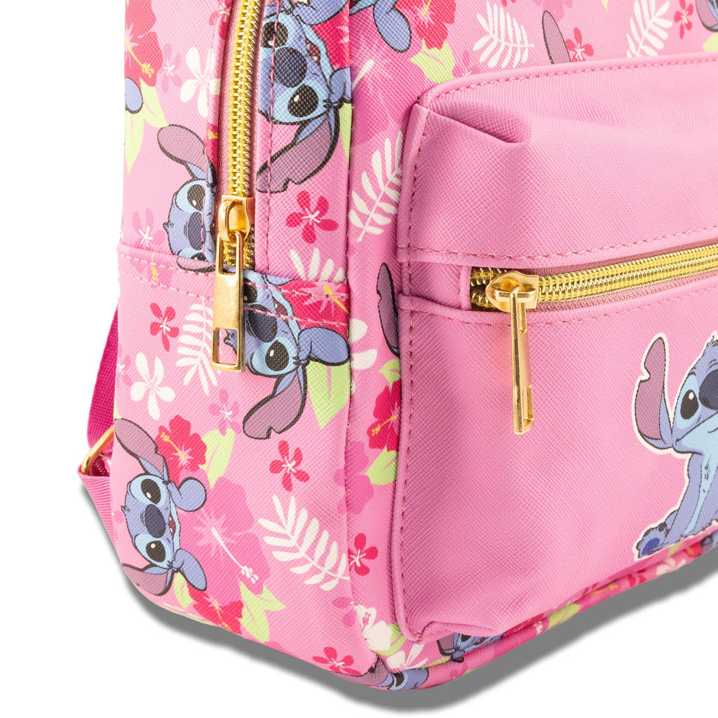 Disney Lilo and Stitch Backpack for Women, Men, Unisex | Cute PU Leather 10" Mini Backpack Purse | Stitch Bag & Accessories