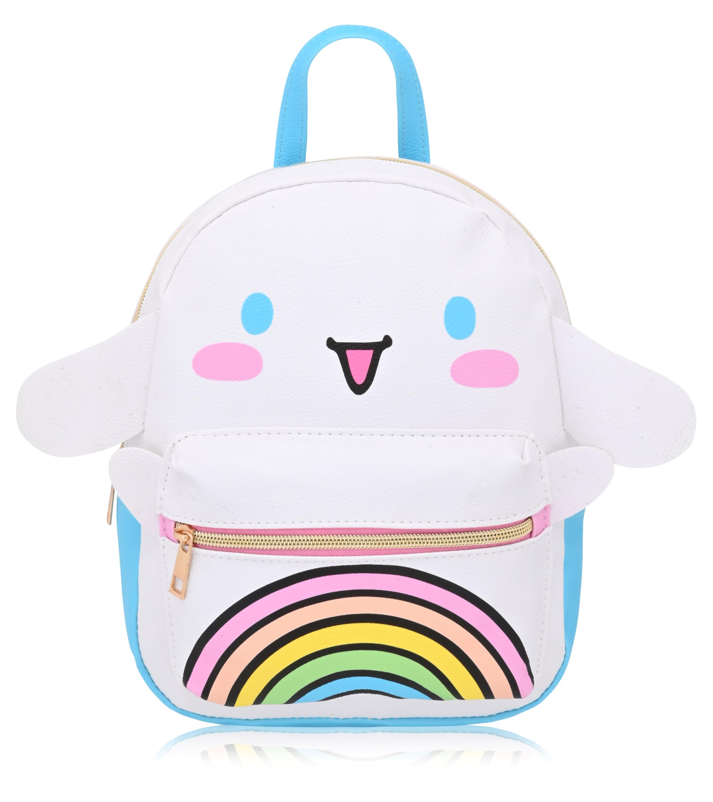 Fast Forward Sanrio Hello Kitty and Friends Backpack for Women, Men, Unisex | Cute PU Leather 10" Mini Backpack