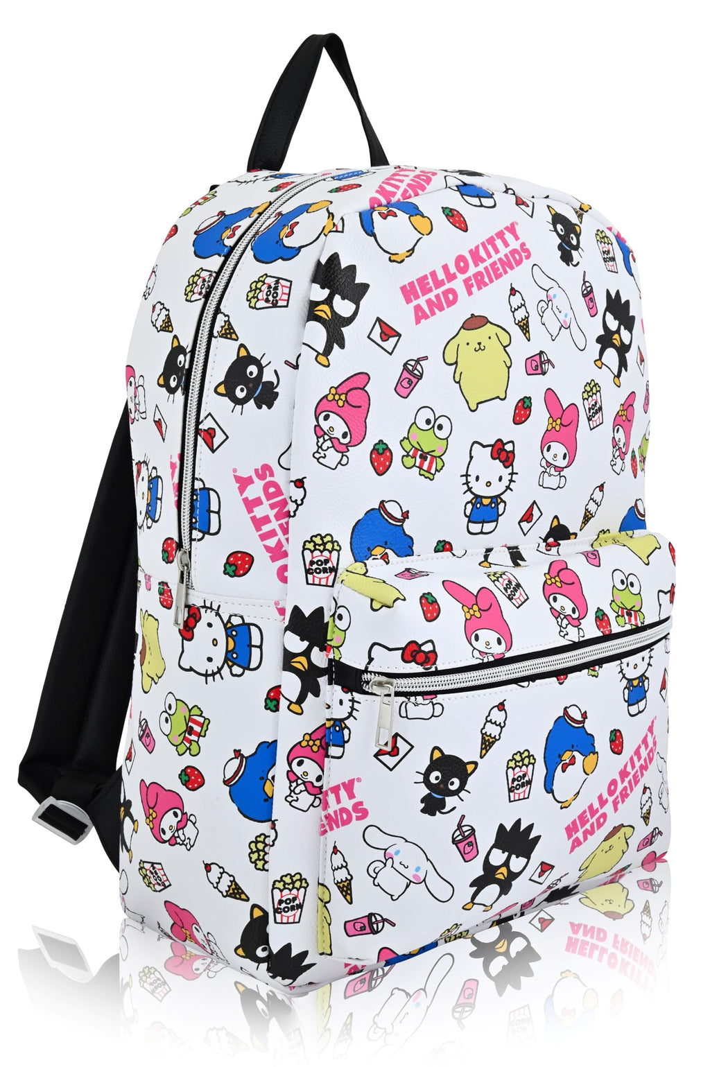 Hello Kitty, Stitch, Princess, Care Bears or Mickey Mouse Backpack for Women, Men, Unisex | Cute PU Leather Large Backpack