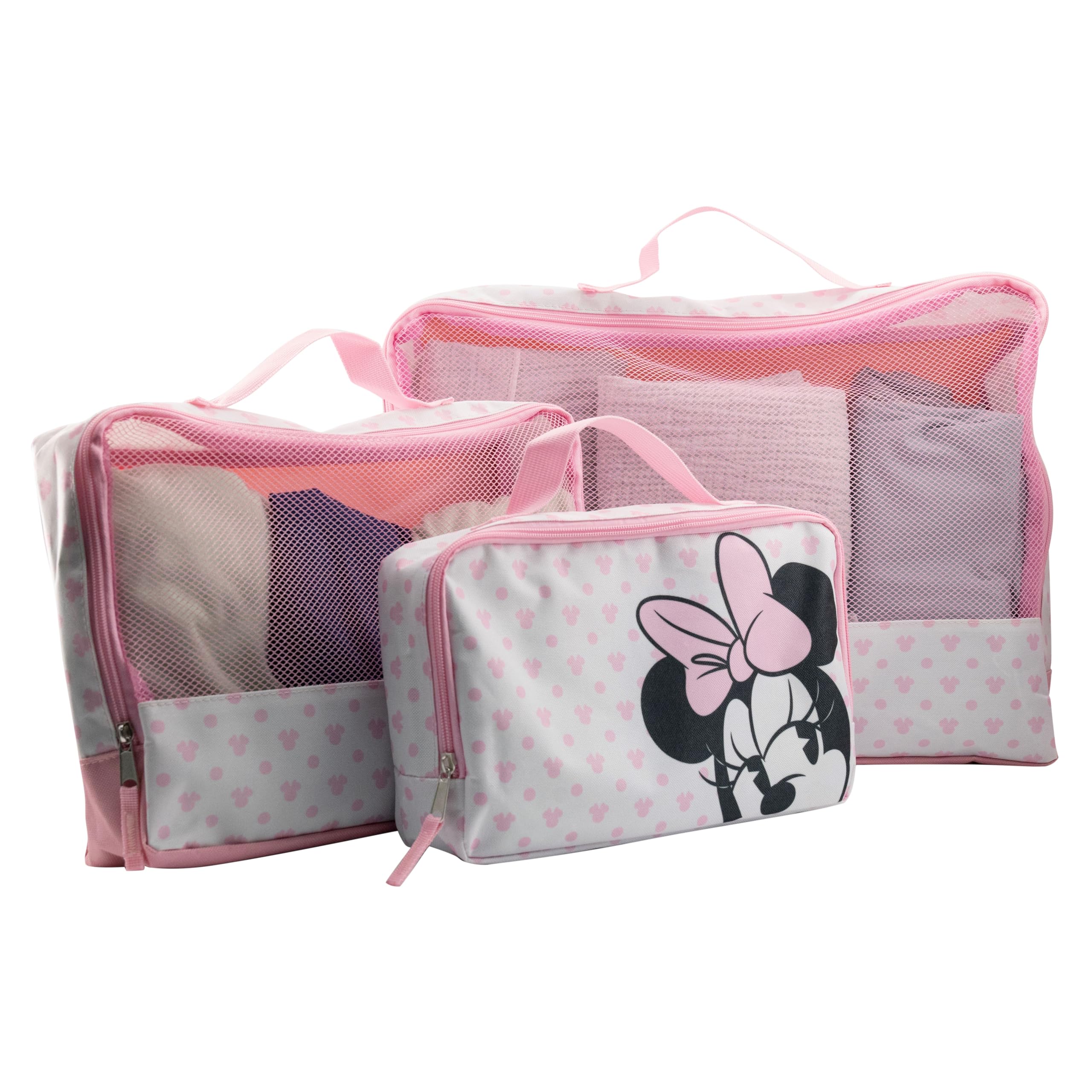 Bluey, Minnie Mouse or Spiderman Packing Cubes for Travel | Travel Accessories Travel Bags Luggage Organizer for Boys, Girls, Unisex