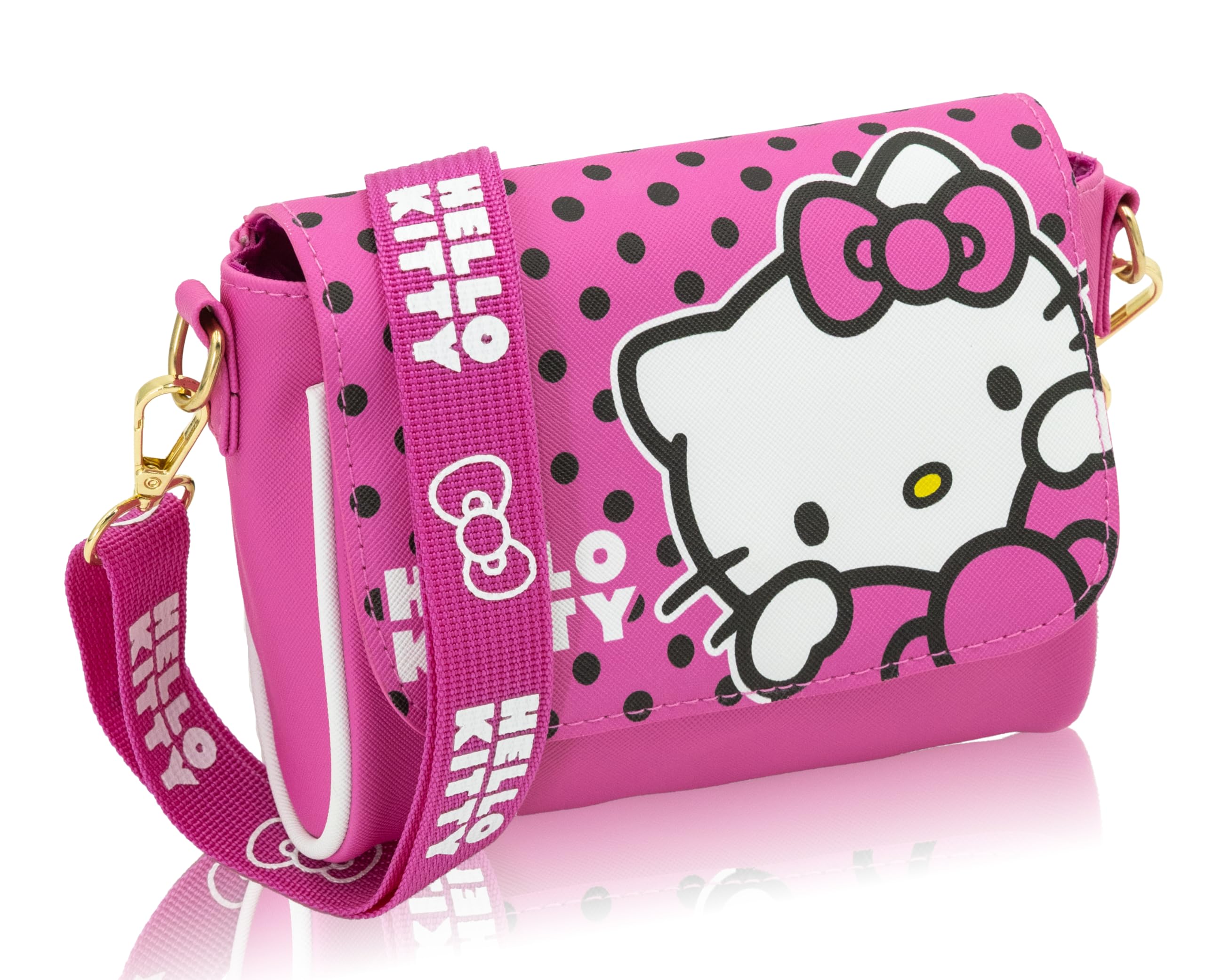 Fast Forward Stitch, Hello Kitty or Bluey Girls Purse | Small Crossbody Shoulder Bag with Adjustable Strap