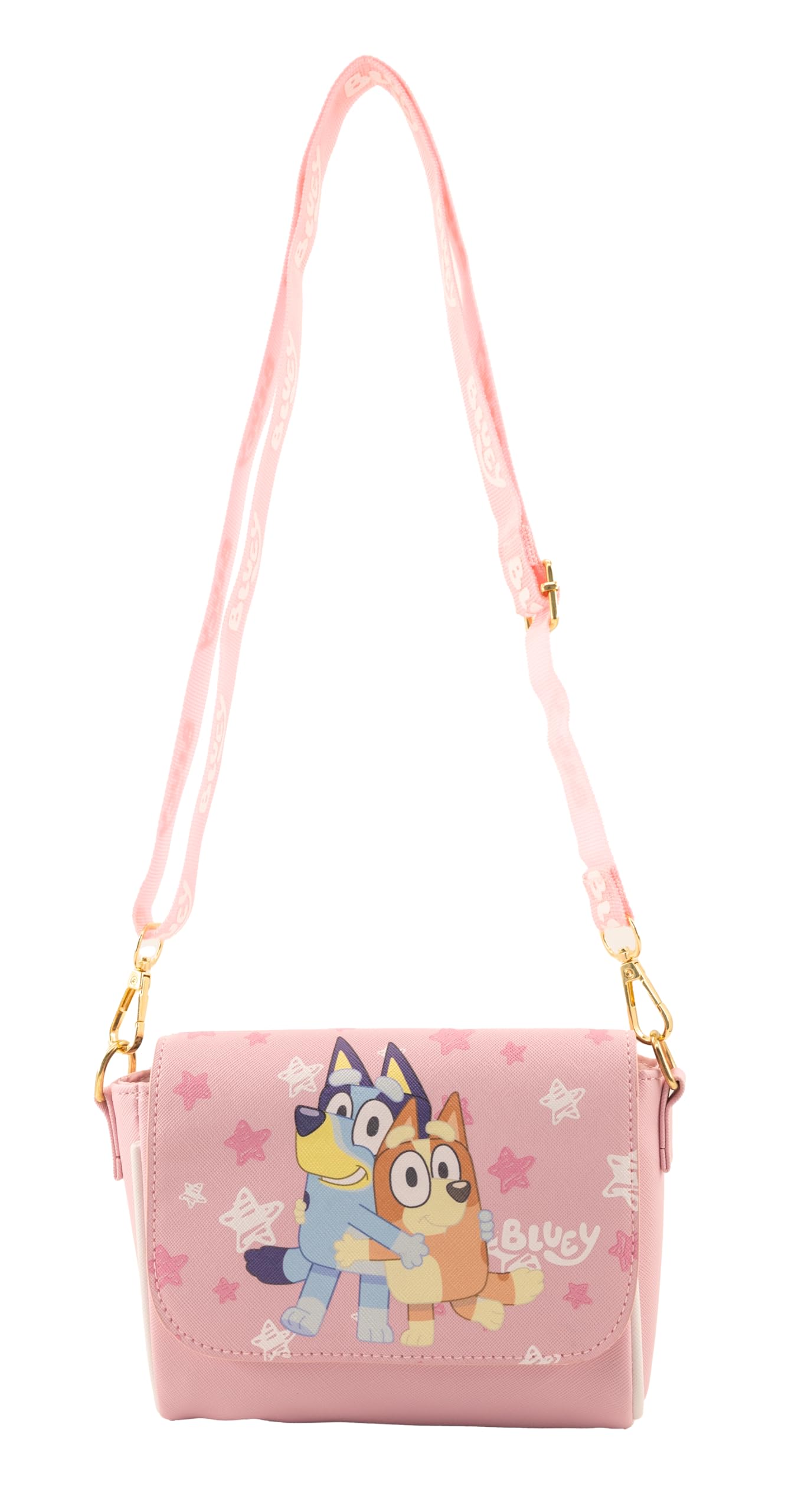 Fast Forward Stitch, Hello Kitty or Bluey Girls Purse | Small Crossbody Shoulder Bag with Adjustable Strap