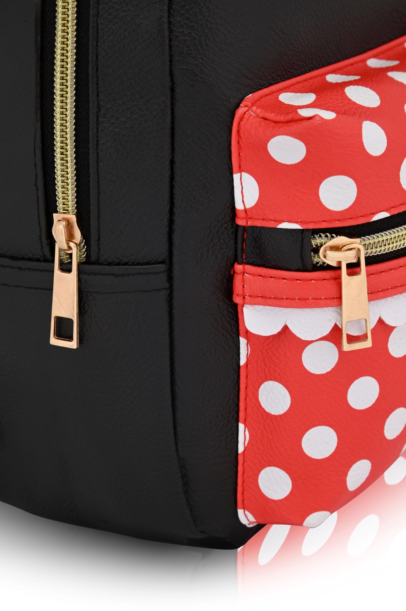 Disney Minnie Mouse Backpack for Women, Men, Boys, Girls, Unisex | Cute PU Leather 10" Minnie Mouse Mini Backpack Purse Shoulder Purse | Minnie Mouse Bag and Minnie Mouse Accessories