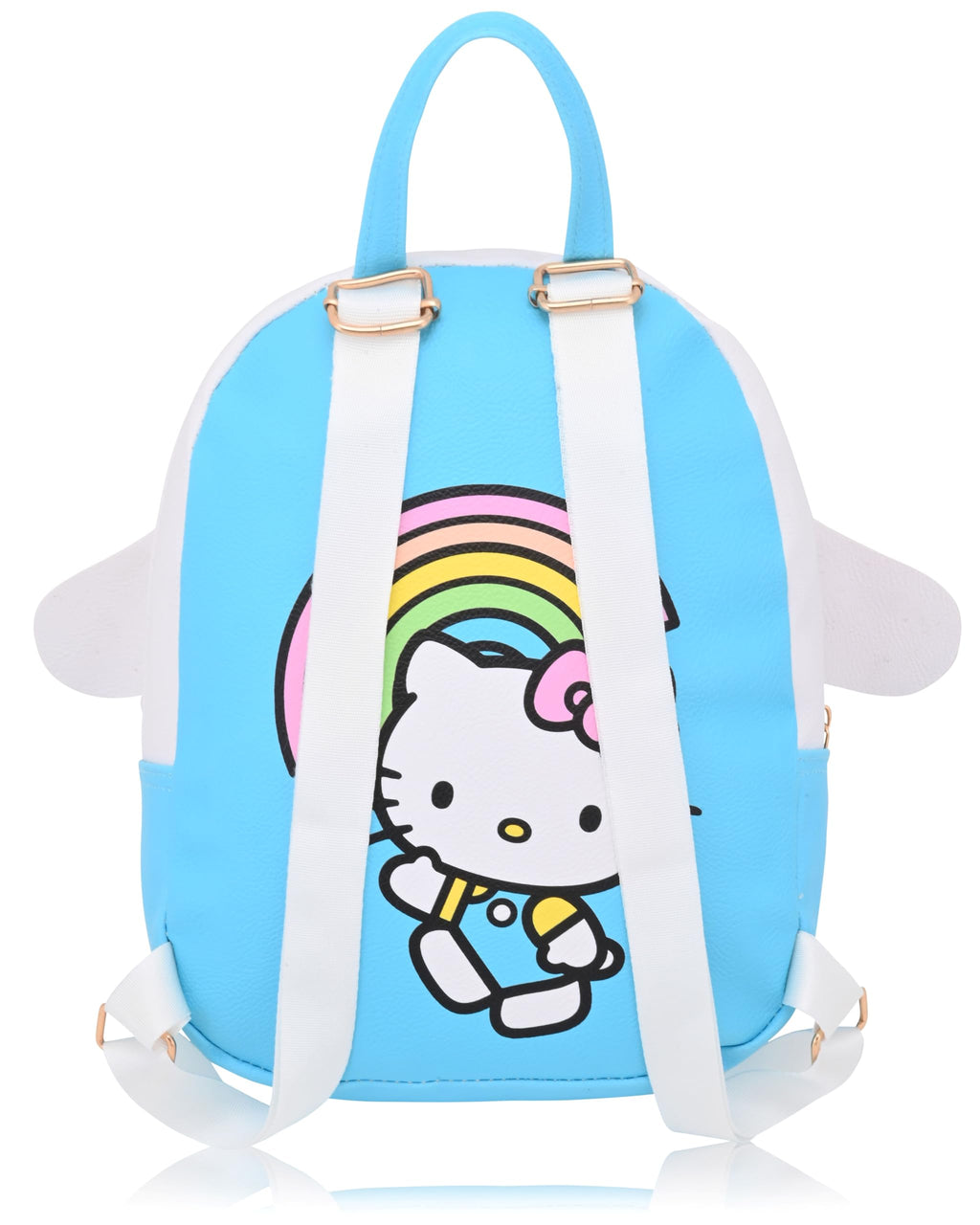 Fast Forward Sanrio Hello Kitty and Friends Backpack for Women, Men, Unisex | Cute PU Leather 10" Mini Backpack