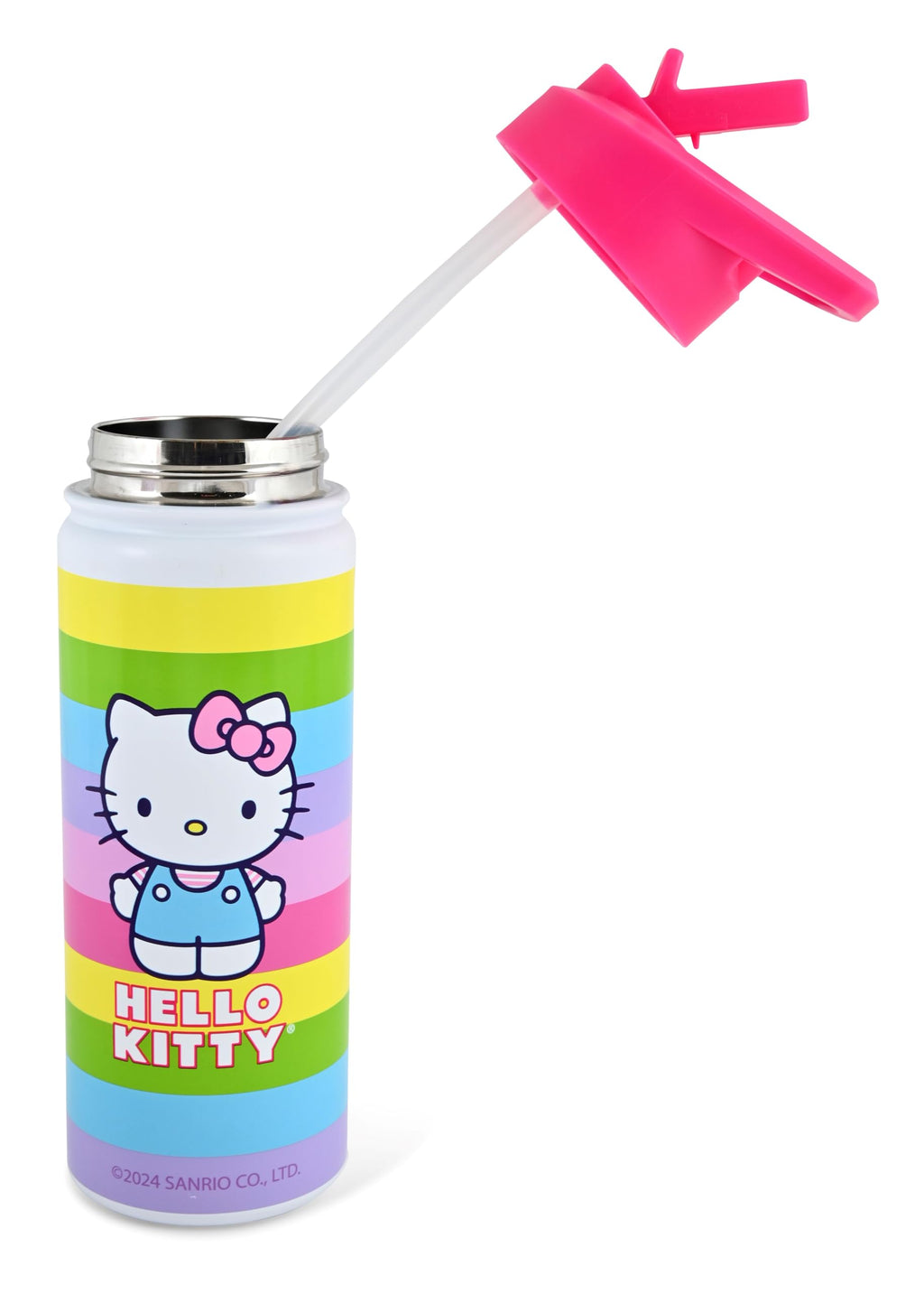 Sanrio Hello Kitty Insulated Stainless Steel Water Bottle | 20 Oz Insulated Water Bottle | Kids Water Bottle Thermos for Girls, Boys, Unisex