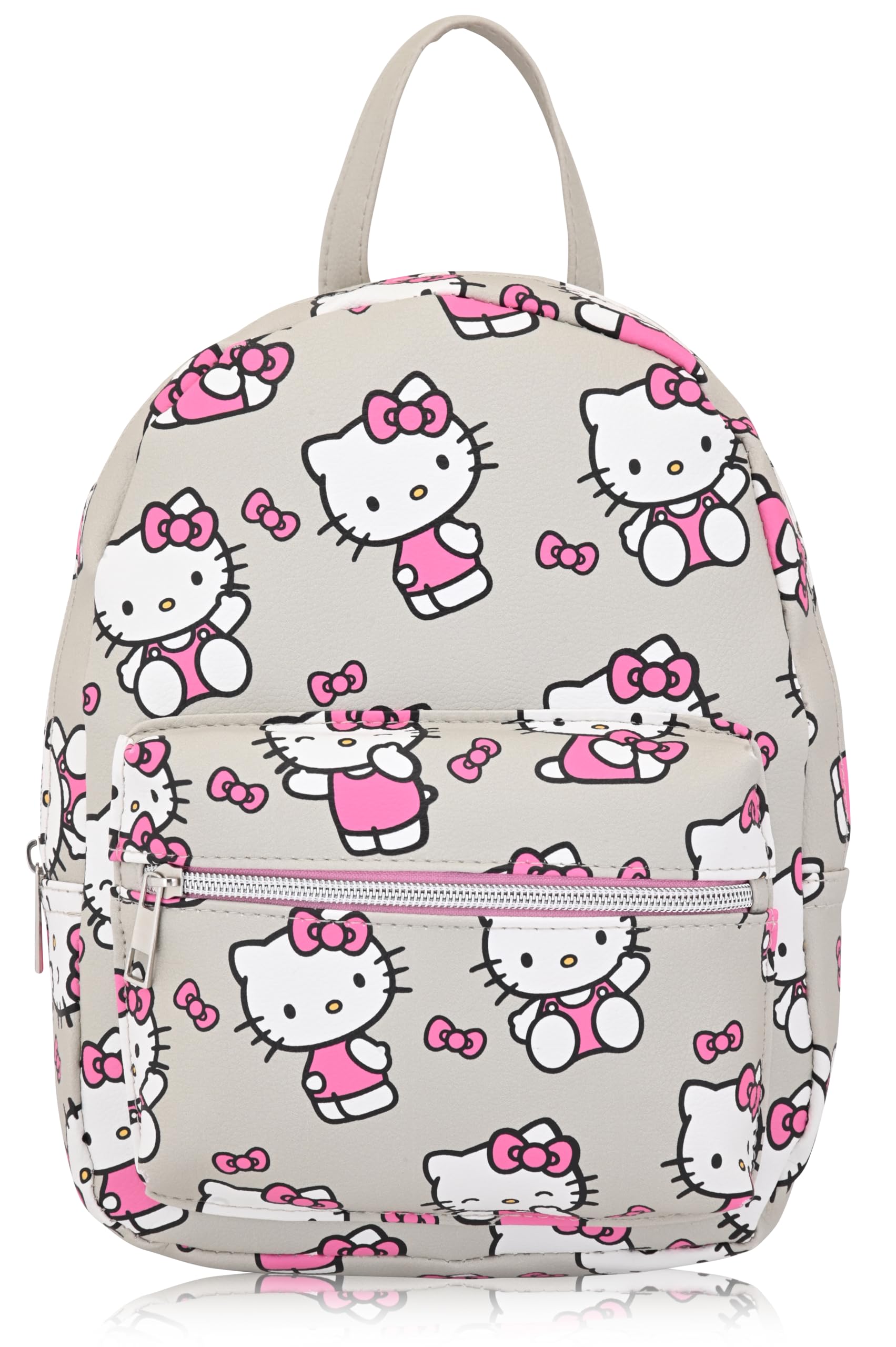 Fast Forward Sanrio Hello Kitty Backpack for Women, Men, Unisex | Cute PU Leather 10" Hello Kitty Mini Backpack Purse Shoulder Purse | Hello Kitty Bag and Hello Kitty Accessories
