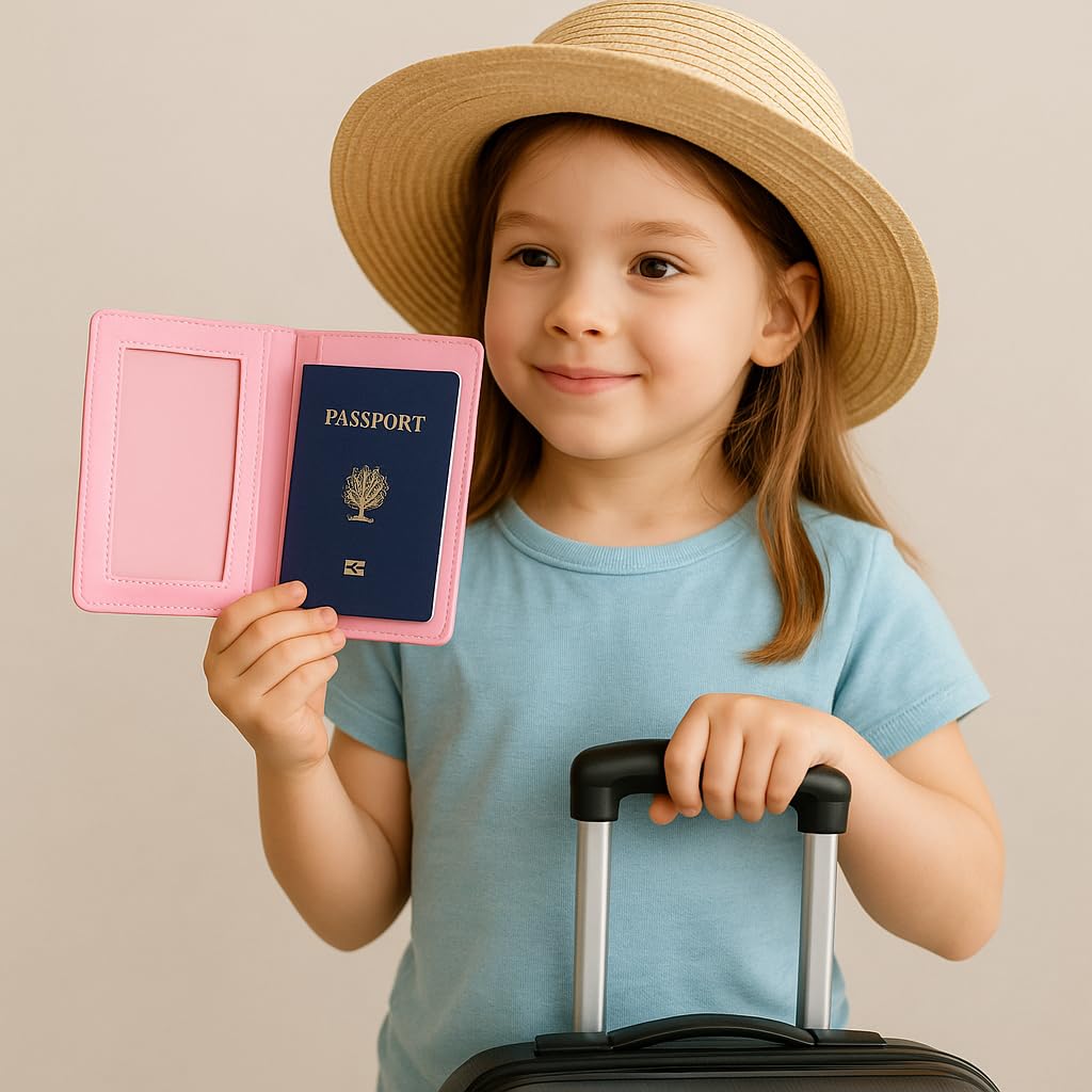 Fast Forward Sanrio Hello Kitty Passport Holder & Card Wallet | Women & Girls | Faux Leather | Hello Kitty Fans | Scratch Resistant & Ultra Slim