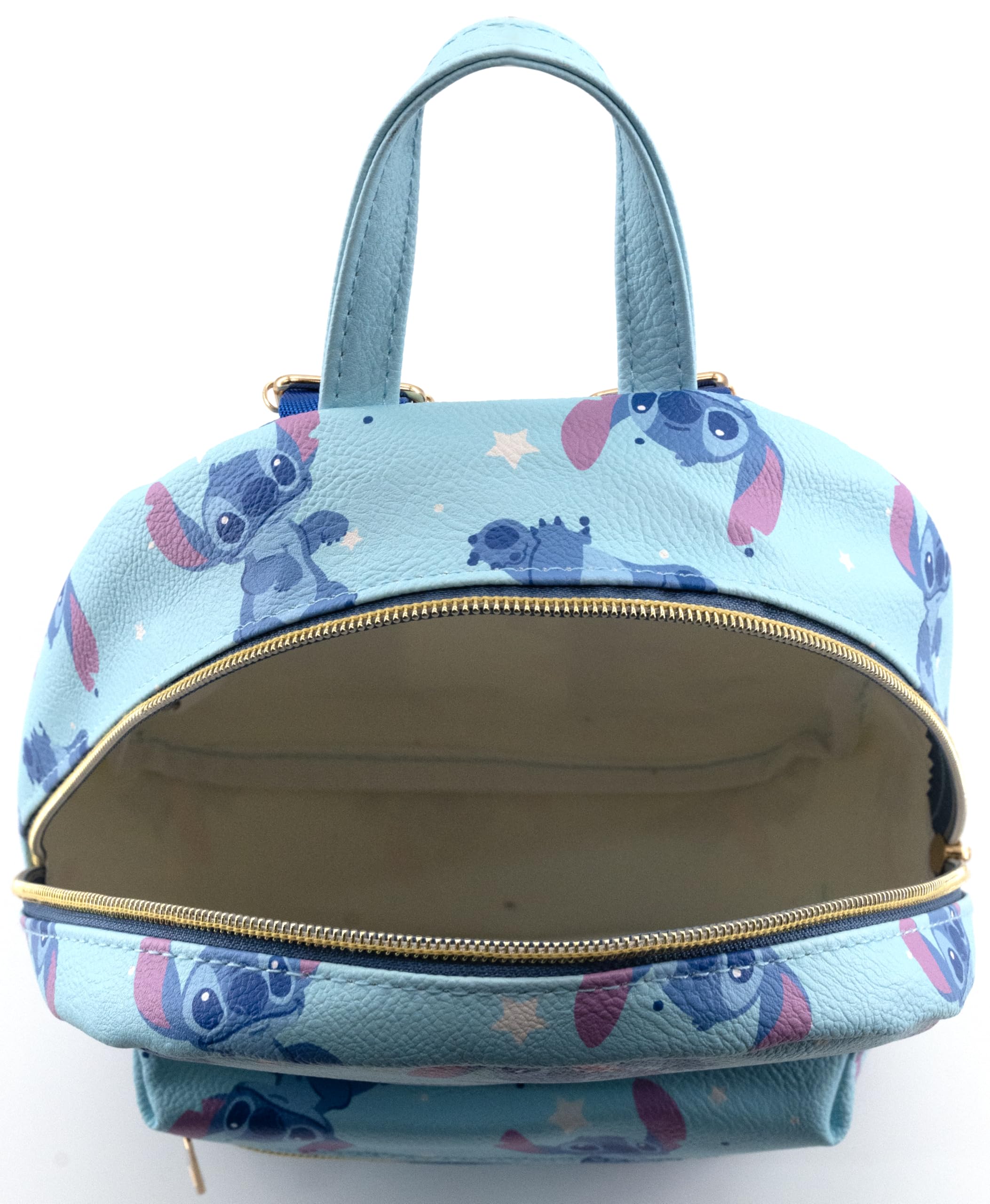 Disney Lilo and Stitch Backpack for Women, Men, Unisex | Cute PU Leather 10" Mini Backpack Purse | Stitch Bag & Accessories