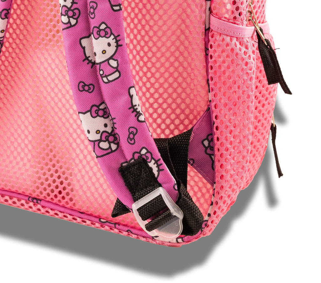 Fast Forward Bluey, Hello Kitty or Stitch Mesh Backpack for Kids | Bookbag for Girls, Boys, Unisex | Toddler Travel Bag