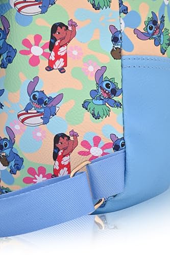 Disney Lilo and Stitch Backpack for Women, Men, Unisex | Cute PU Leather 10" Mini Backpack Purse | Stitch Bag & Accessories