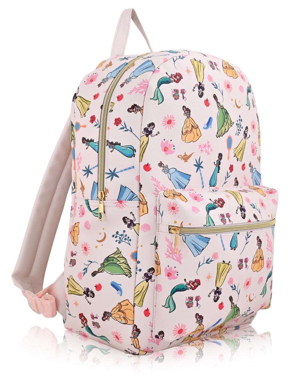 Hello Kitty, Stitch, Princess, Care Bears or Mickey Mouse Backpack for Women, Men, Unisex | Cute PU Leather Large Backpack