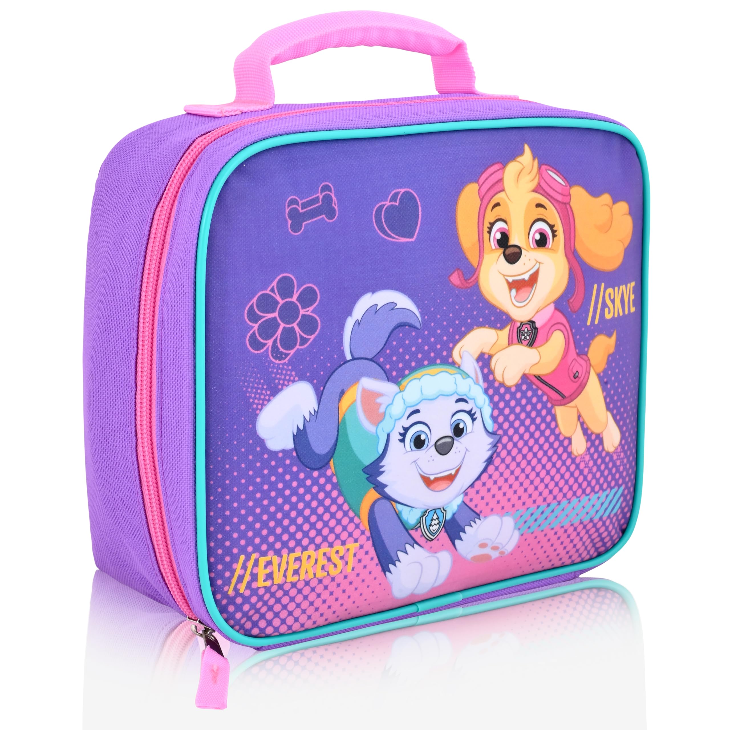Fast Forward Hello Kitty Or Paw Patrol Lunch Box for Kids | Insulated Lunch Bag Lunch Box for Girls, Boys, Toddlers | Reusable Lunchbox