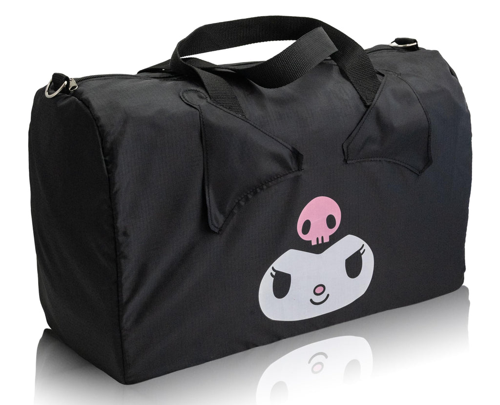 Stitch, Spiderman, Paw Patrol or Hello Kitty Duffle Bag | Lightweight Foldable Travel Duffel with Shoulder Strap & Luggage Sleeve