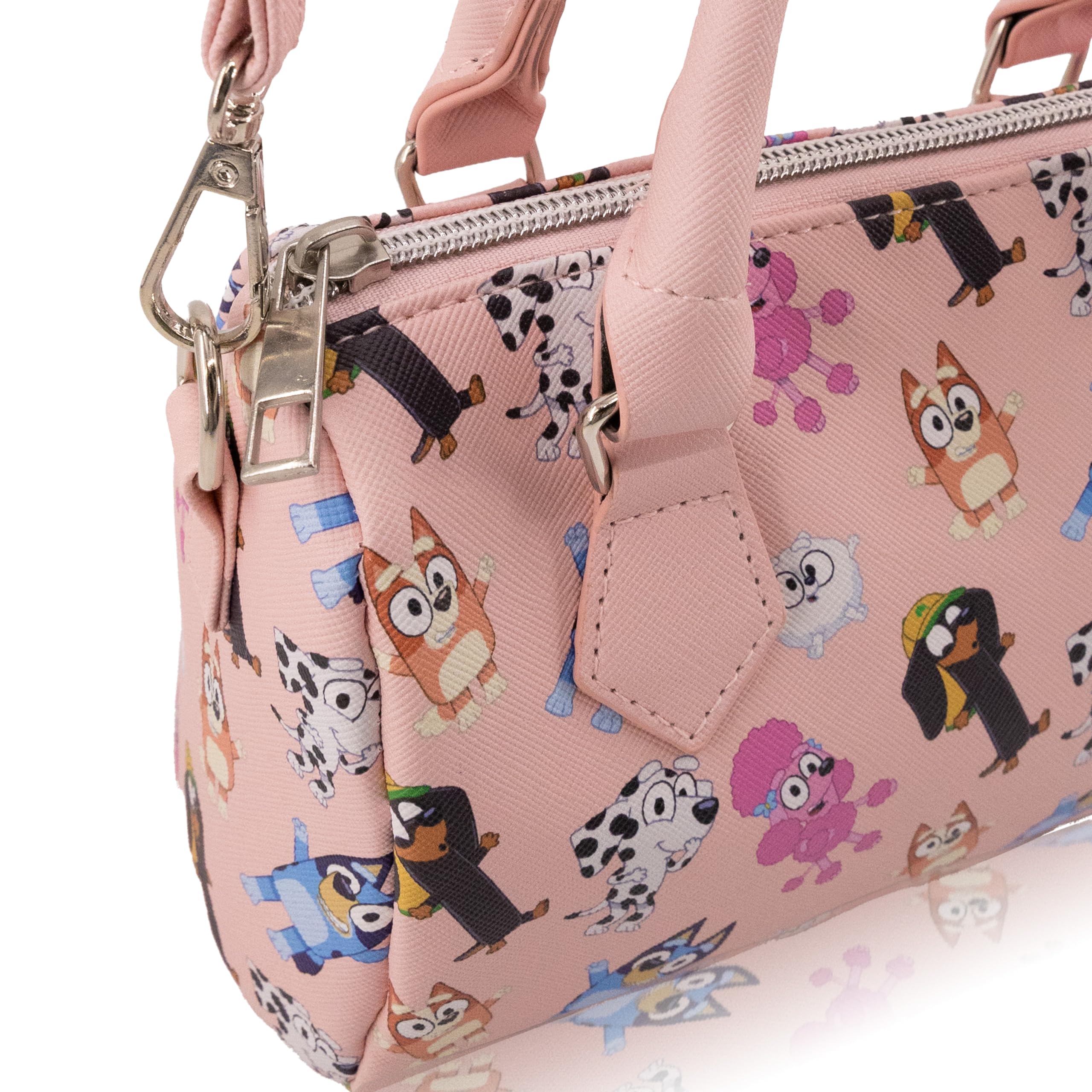 Stitch, Hello Kitty or Bluey 7" Mini Purse Crossbody Handbag for Girls | Leather Women's Shoulder Handbag Satchel