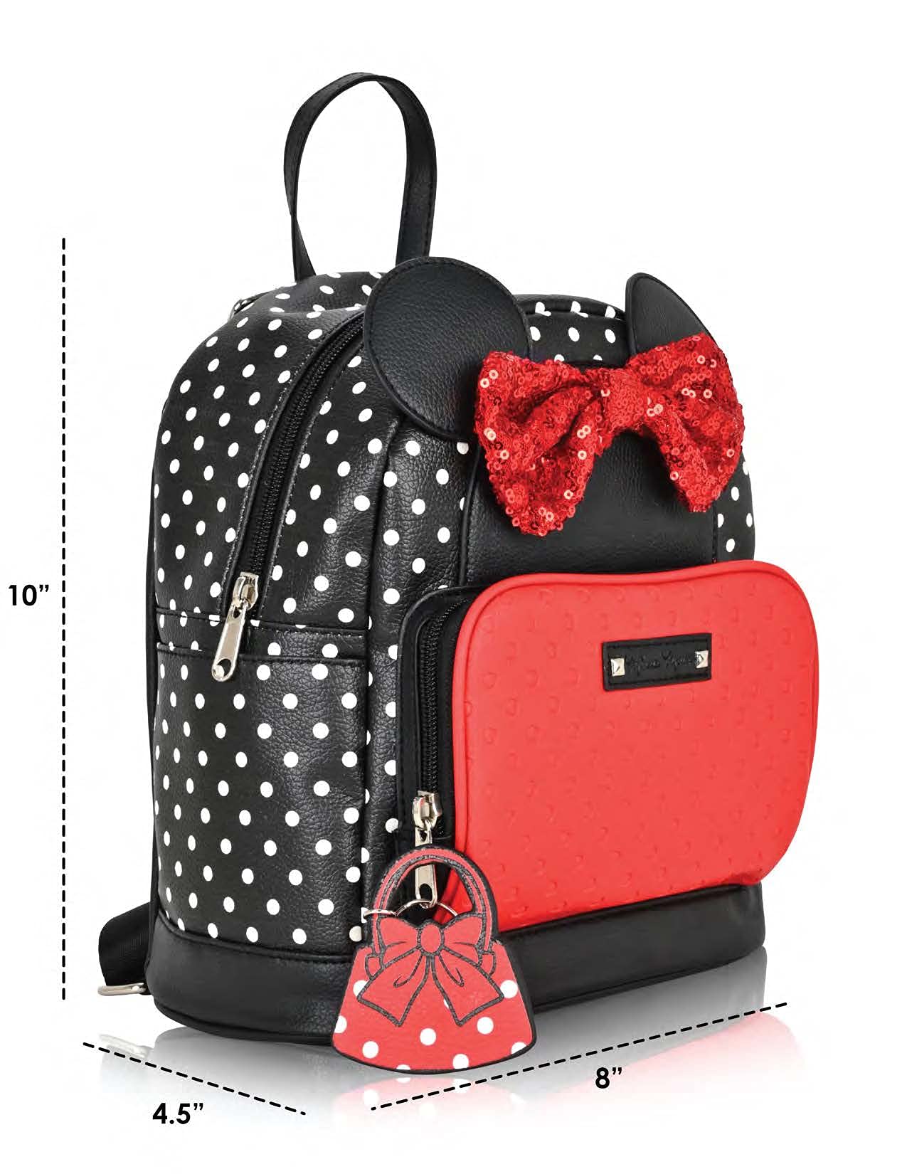 Mickey Mouse Premium Mini Backpack - Mickey Mouse Classic Double Strap 10 Inch Mini Backpack