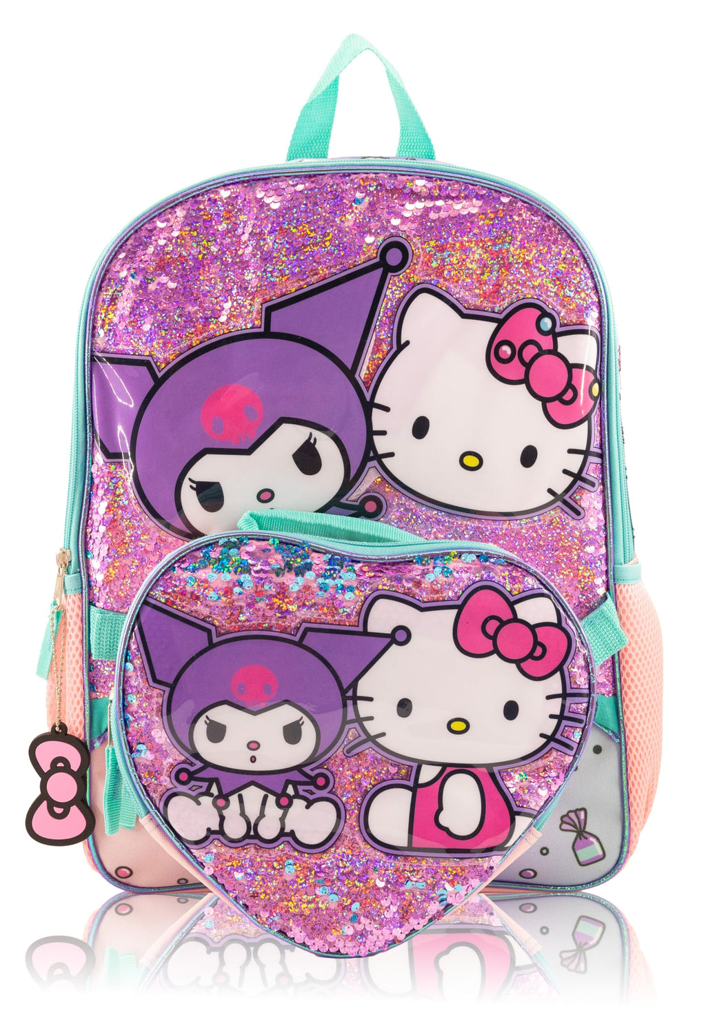 Disney or Sanrio Backpack Set for Girls | 3-Piece Travel Daypack Backpack
