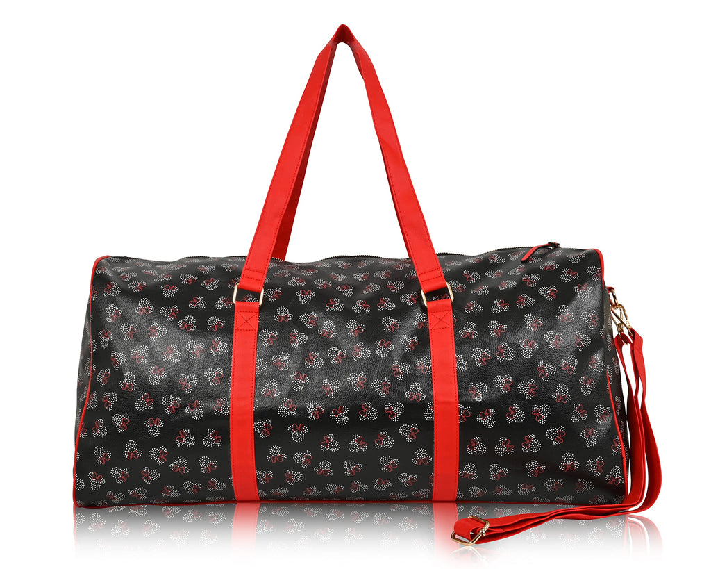 Mickey Mouse Overnight Duffle Bag - Mickey & Minnie Mouse Classic Premium Overnight Duffle Bag