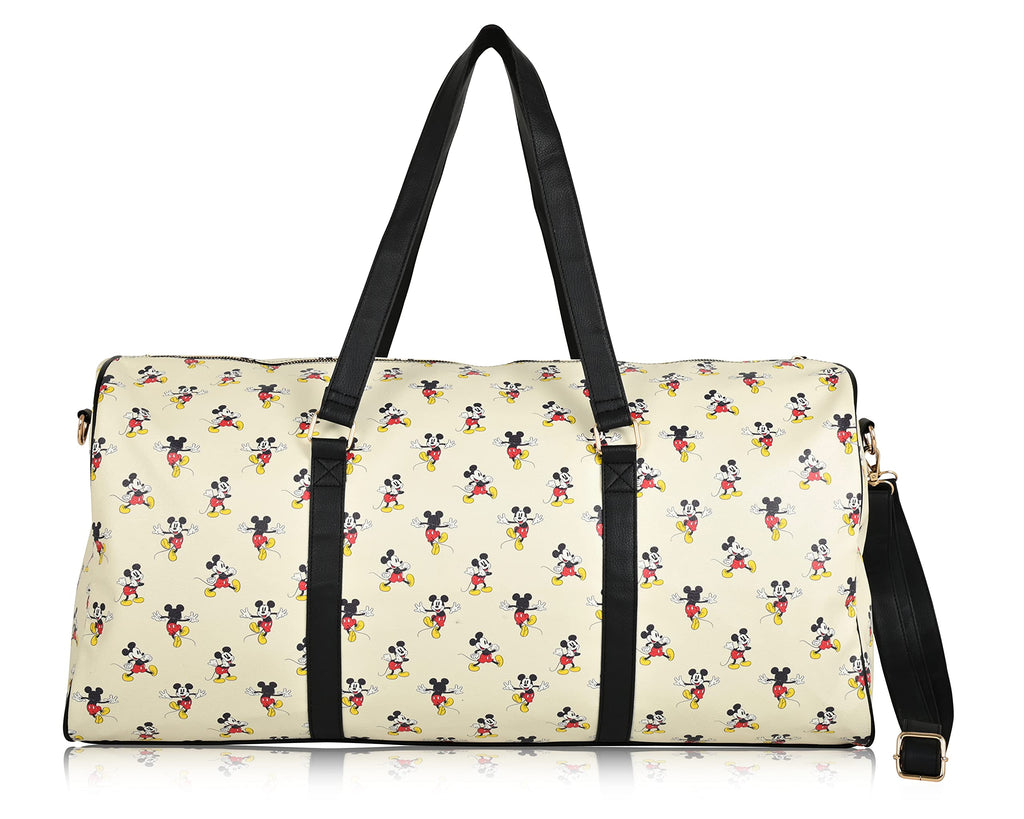Mickey Mouse Overnight Duffle Bag - Mickey & Minnie Mouse Classic Premium Overnight Duffle Bag