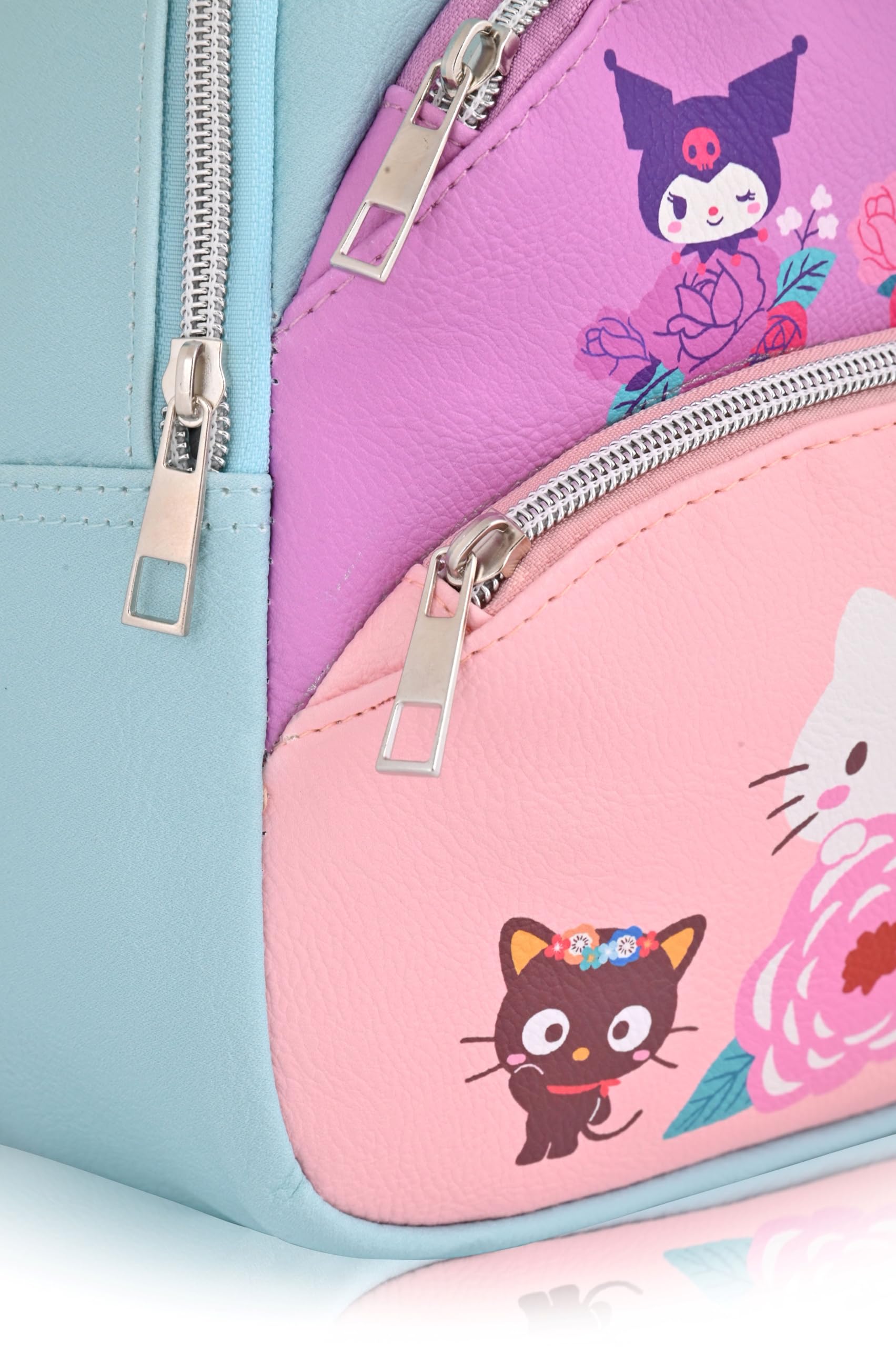Fast Forward Sanrio Hello Kitty Backpack for Women, Men, Unisex | Cute PU Leather 10" Mini Backpack Purse