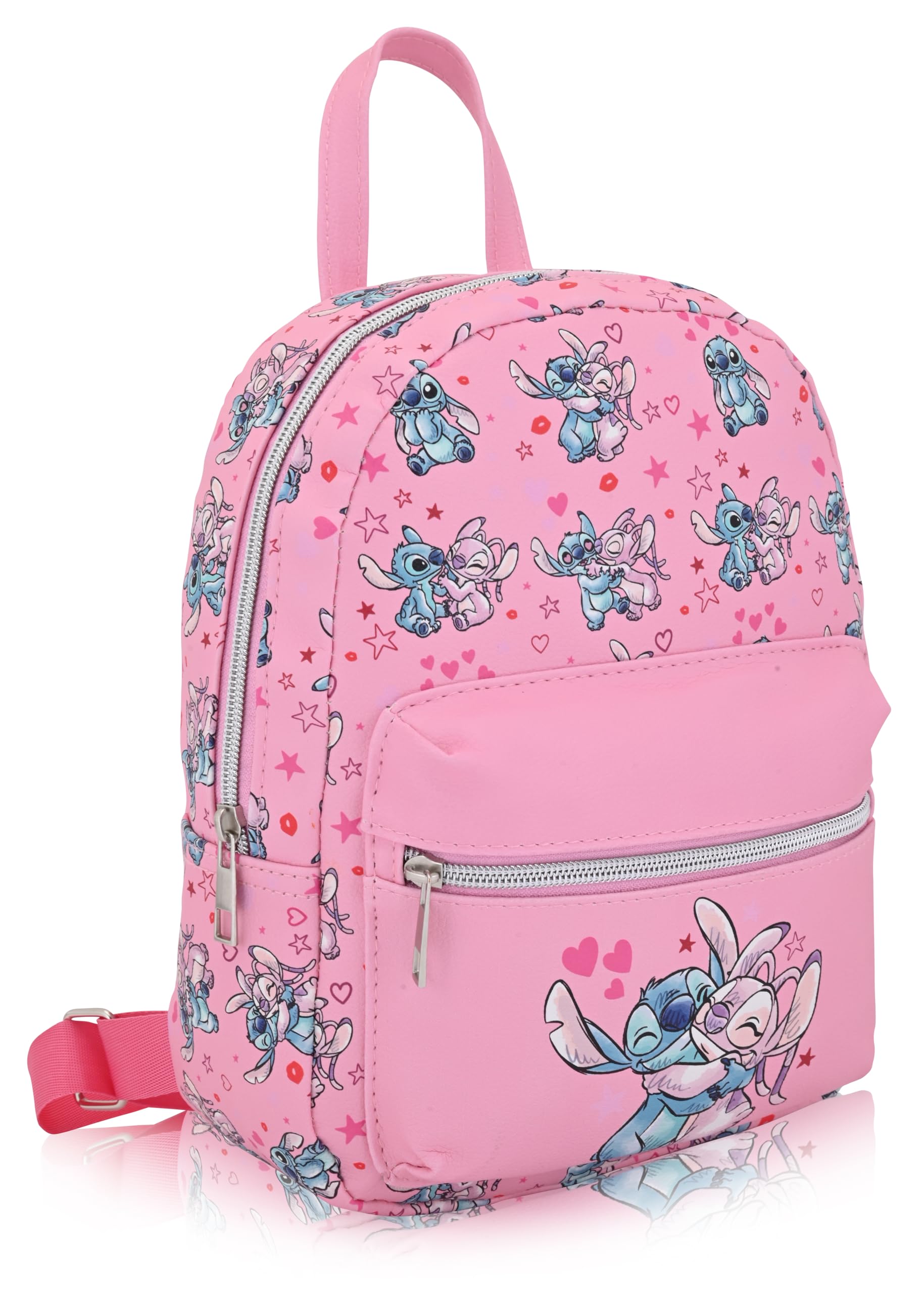 Disney Lilo and Stitch Backpack for Women, Men, Unisex | Cute PU Leather 10" Mini Backpack Purse | Stitch Bag & Accessories