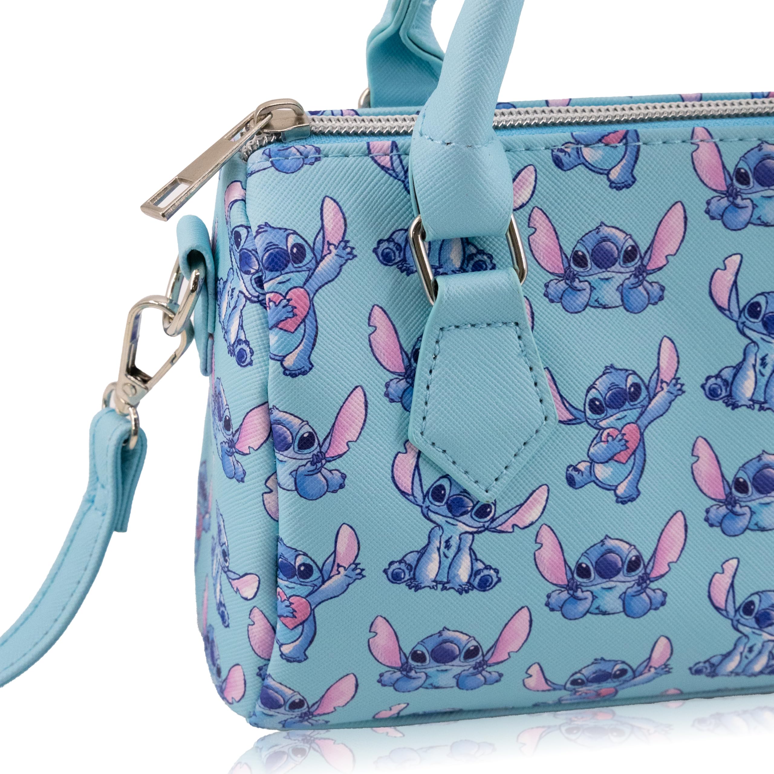 Stitch, Hello Kitty or Bluey 7" Mini Purse Crossbody Handbag for Girls | Leather Women's Shoulder Handbag Satchel