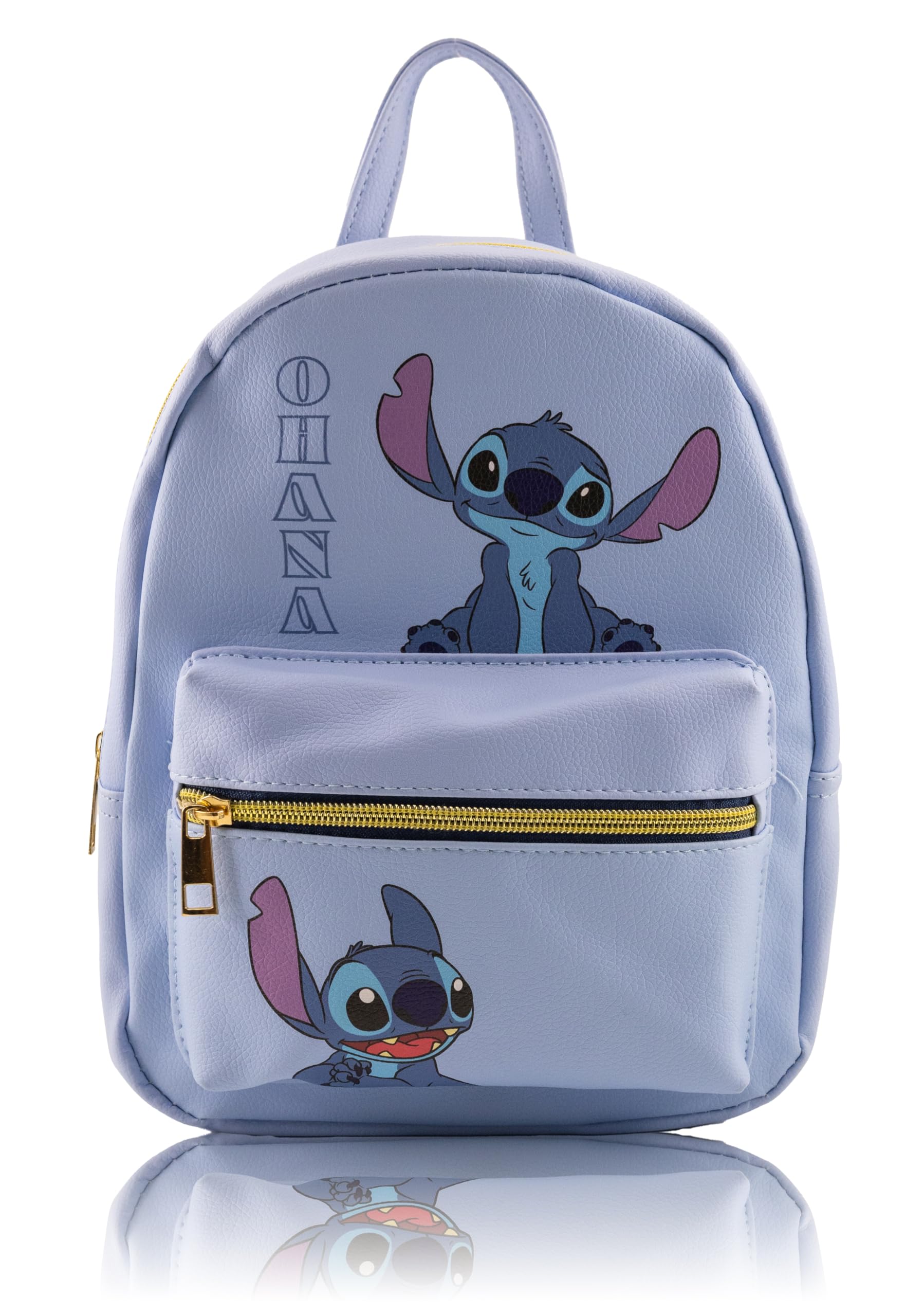 Disney Lilo and Stitch Backpack for Women, Men, Unisex | Cute PU Leather 10" Mini Backpack Purse | Stitch Bag & Accessories