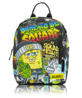 Fast Forward Nickelodeon SpongeBob SquarePants Mini Backpack for Kids & Adults | 11" PU Leather Backpack Purse | Toddler Travel Bag, Small Bookbag for School, Travel, or Everyday Use | Ages 3+