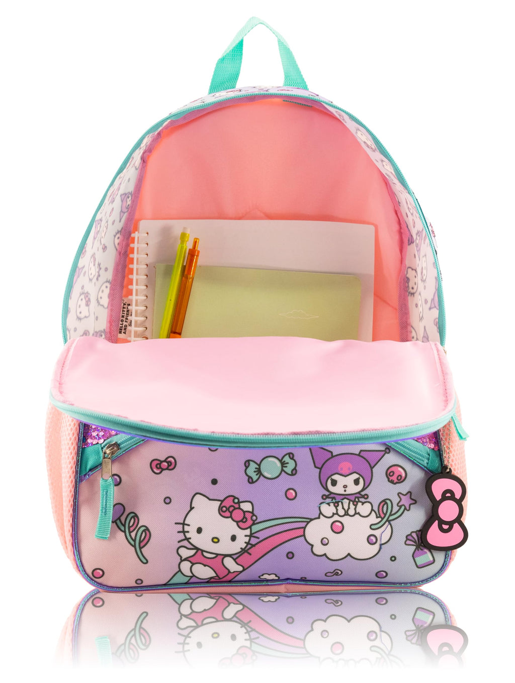 Disney or Sanrio Backpack Set for Girls | 3-Piece Travel Daypack Backpack