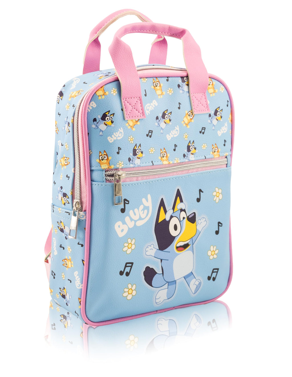 Fast Forward Sitch, Hello Kitty or Bluey Mini Backpack for Kids & Adults | 10" PU Leather Bluey Backpack Purse