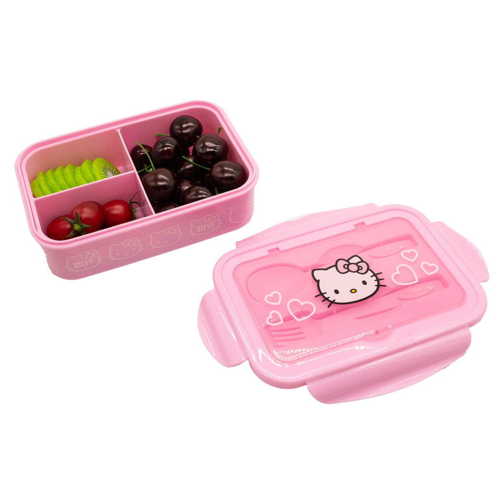 Fast Forward Spiderman, Paw Patrol, Bluey or Hello Kitty Bento Lunch Box for Kids | Marvel Food Container with Utensils